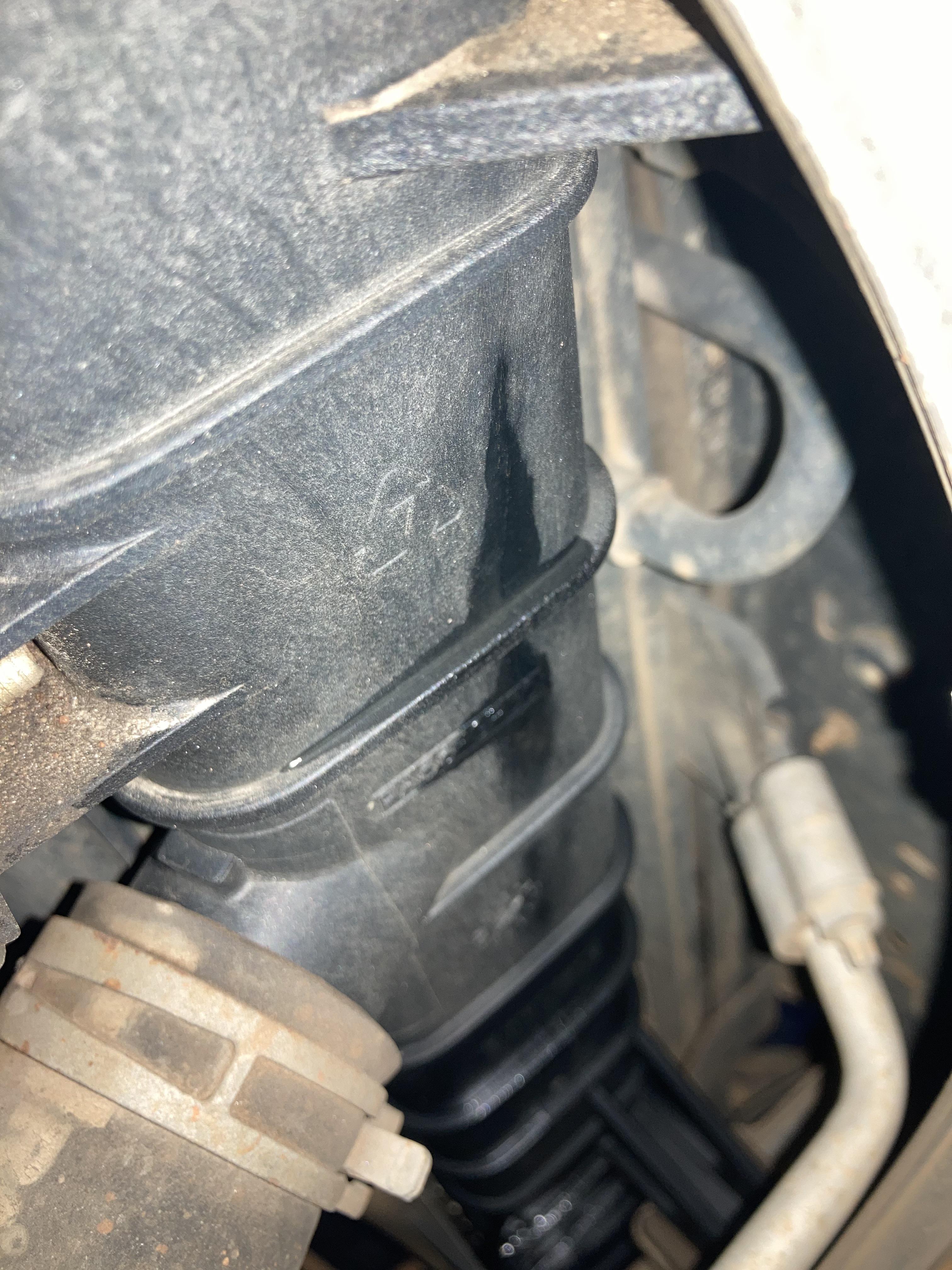 My cracked radiator : r/mildlyinteresting