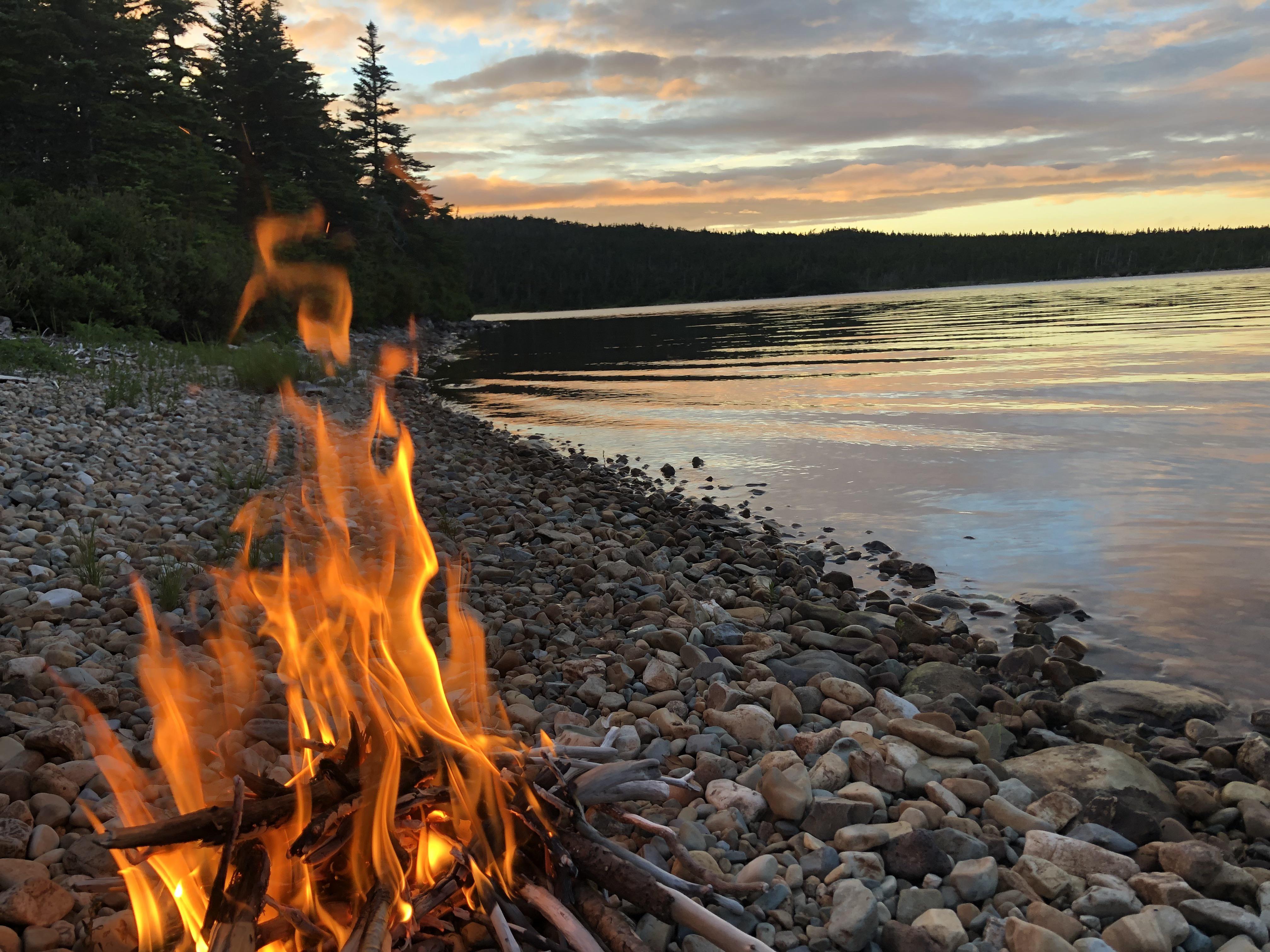 “Skinny Dip Beach”. Hell Hill Pond, Newfoundland r/camping