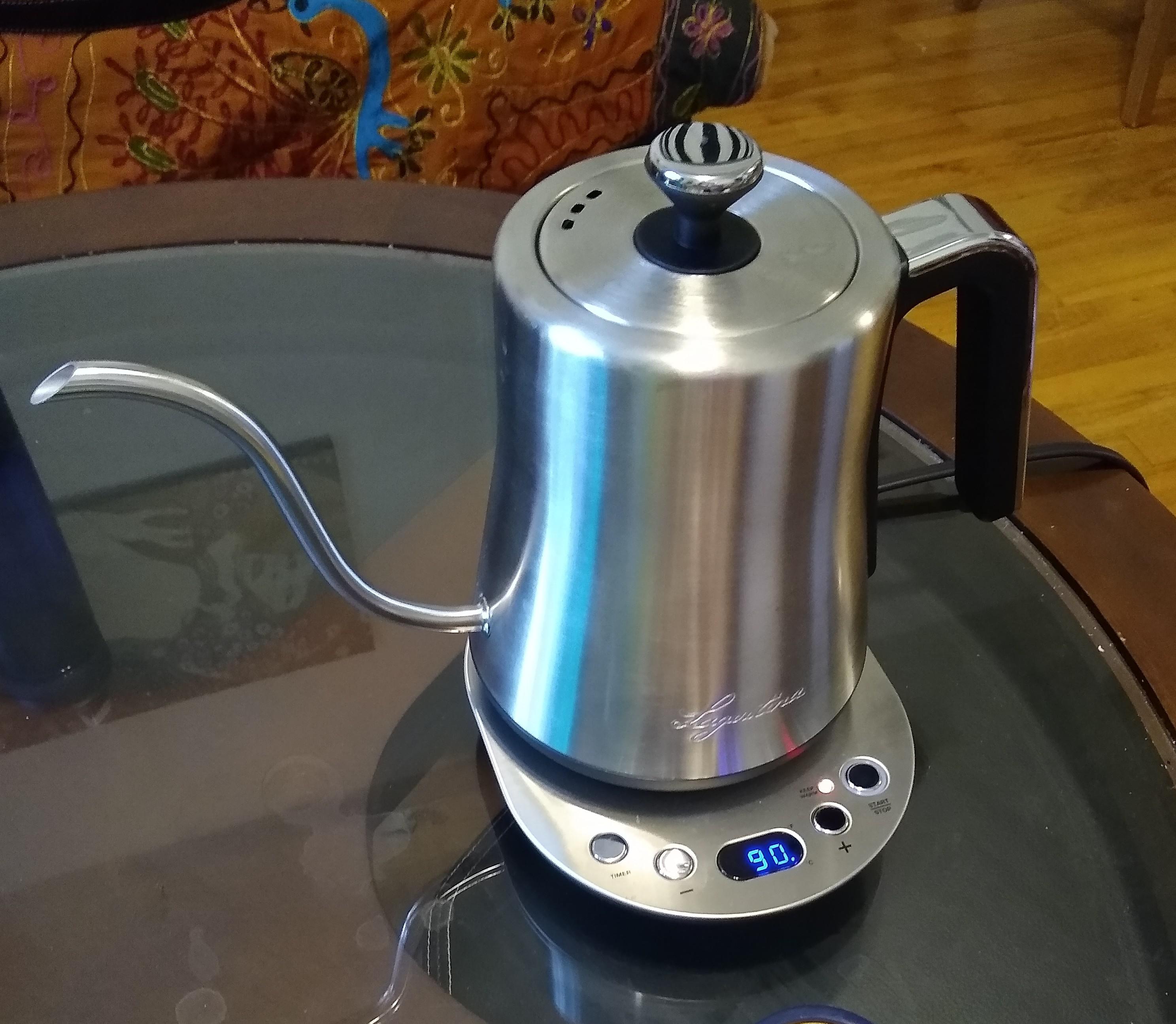 Fancy Shmancy New kettle! It's a Lagostina with temperature control and
