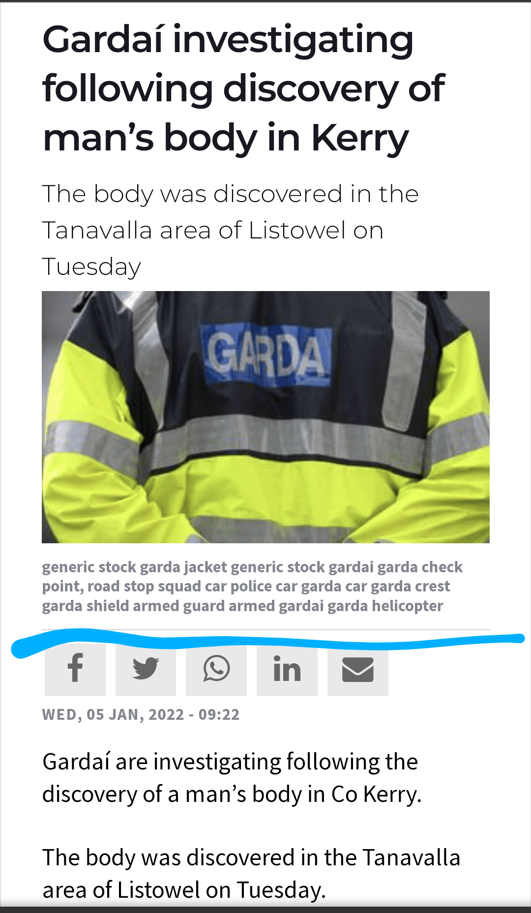 One bean Garda, two ngarda check points, road stops, crests, shields