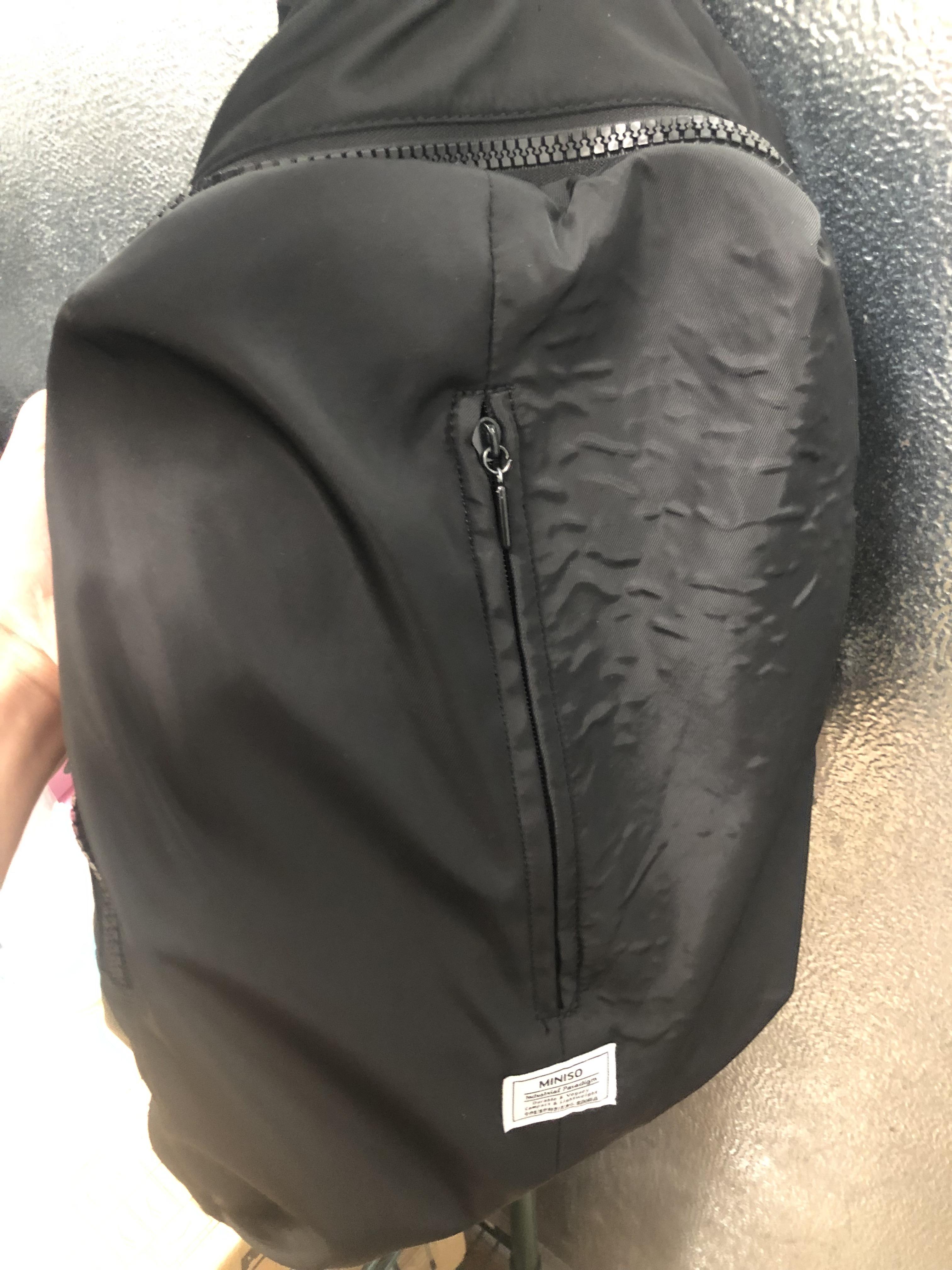 Recently put my backpack in the washing machine, and these grooves are appearing on half on my