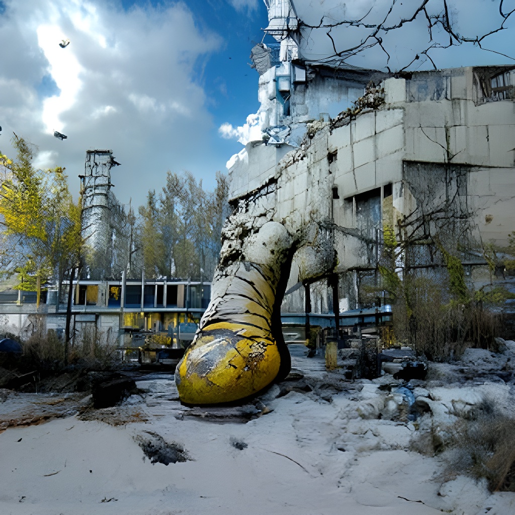 Chernobyl Elephants Foot r/nightcafe