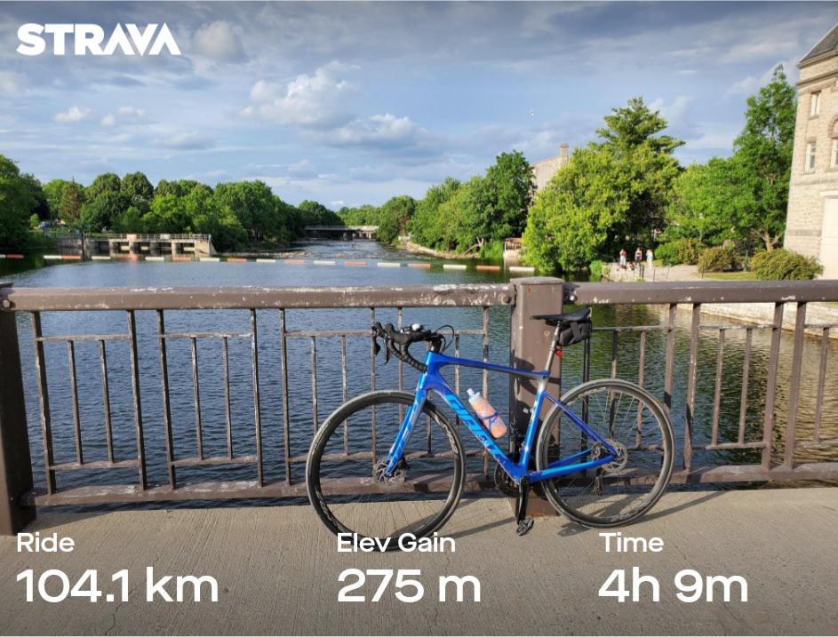 3 weeks ago I decided to buy my first road bike. Today, I did my first