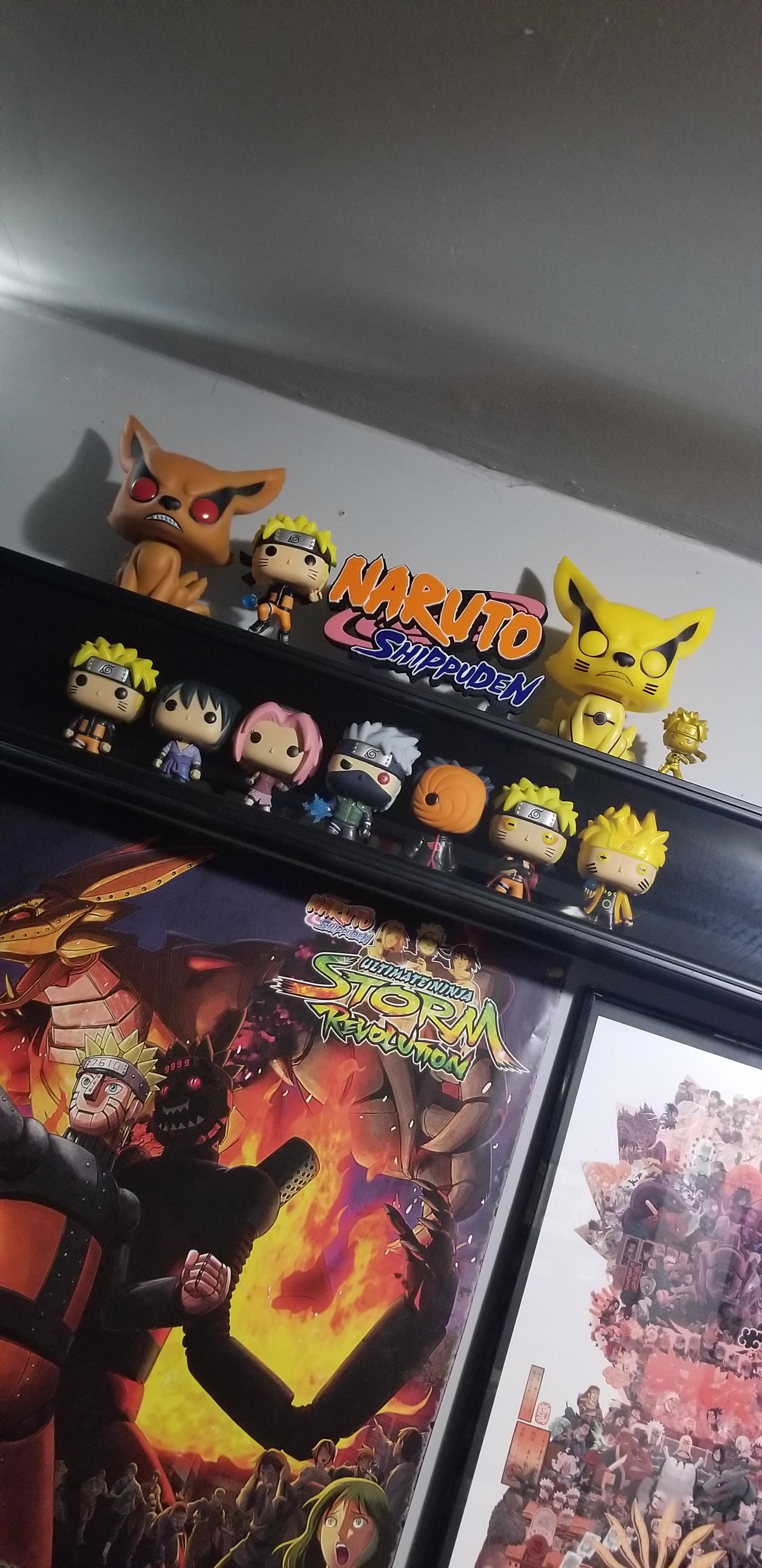 My current Naruto funko pop collection!!!!! Curse Mark Sasuke coming