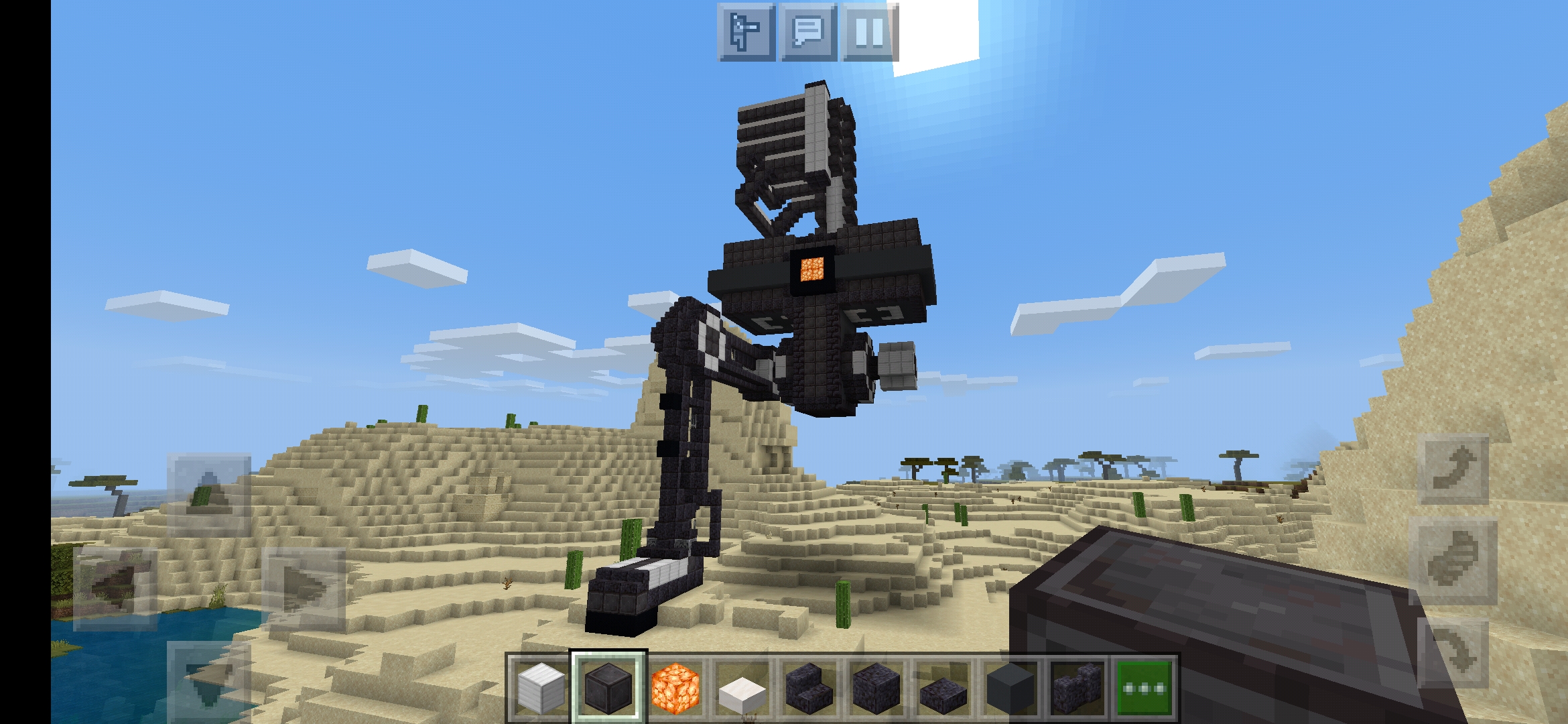 I'm currently using the new blocks to build a giant robot, how can I