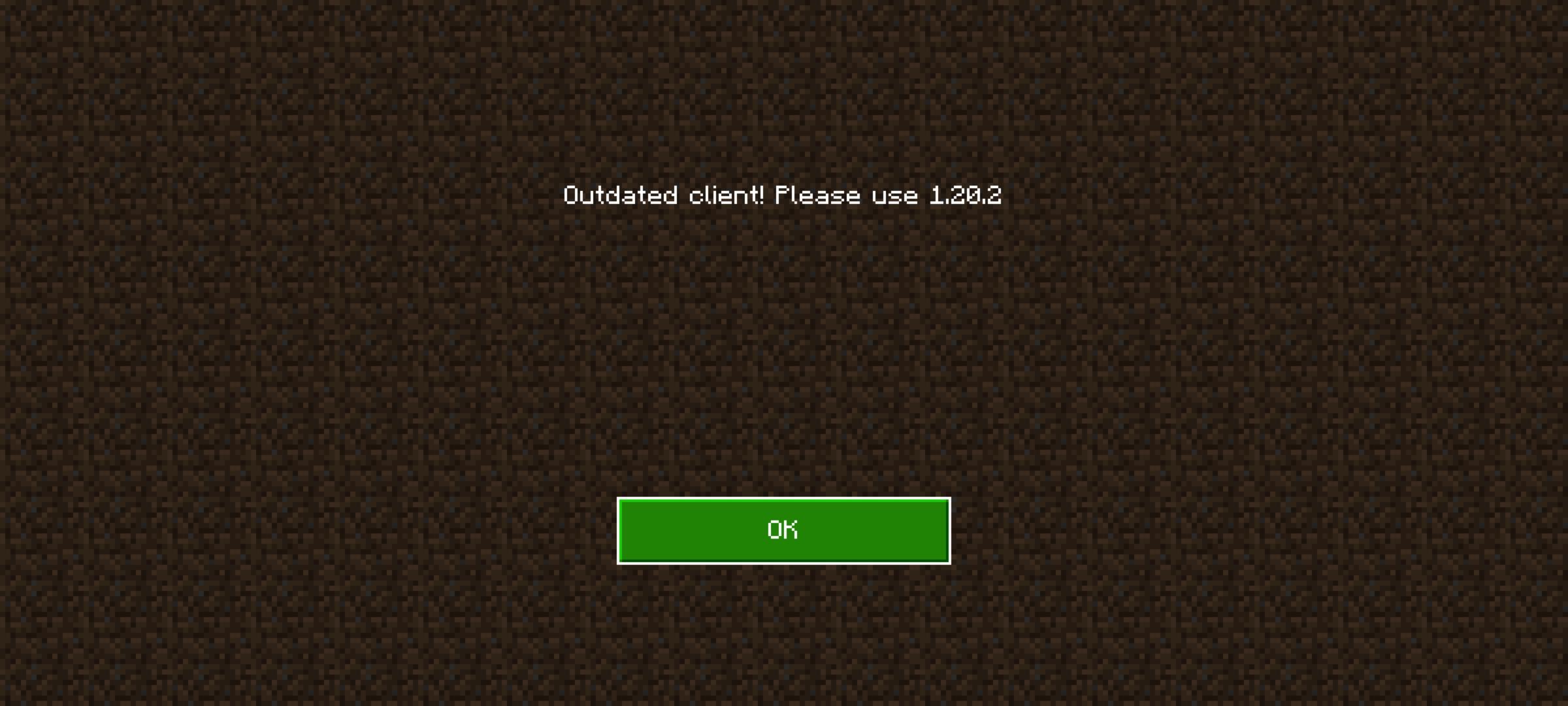 Guys i need help, i cant enter an Aternos Geyser server for 1.20.2 with