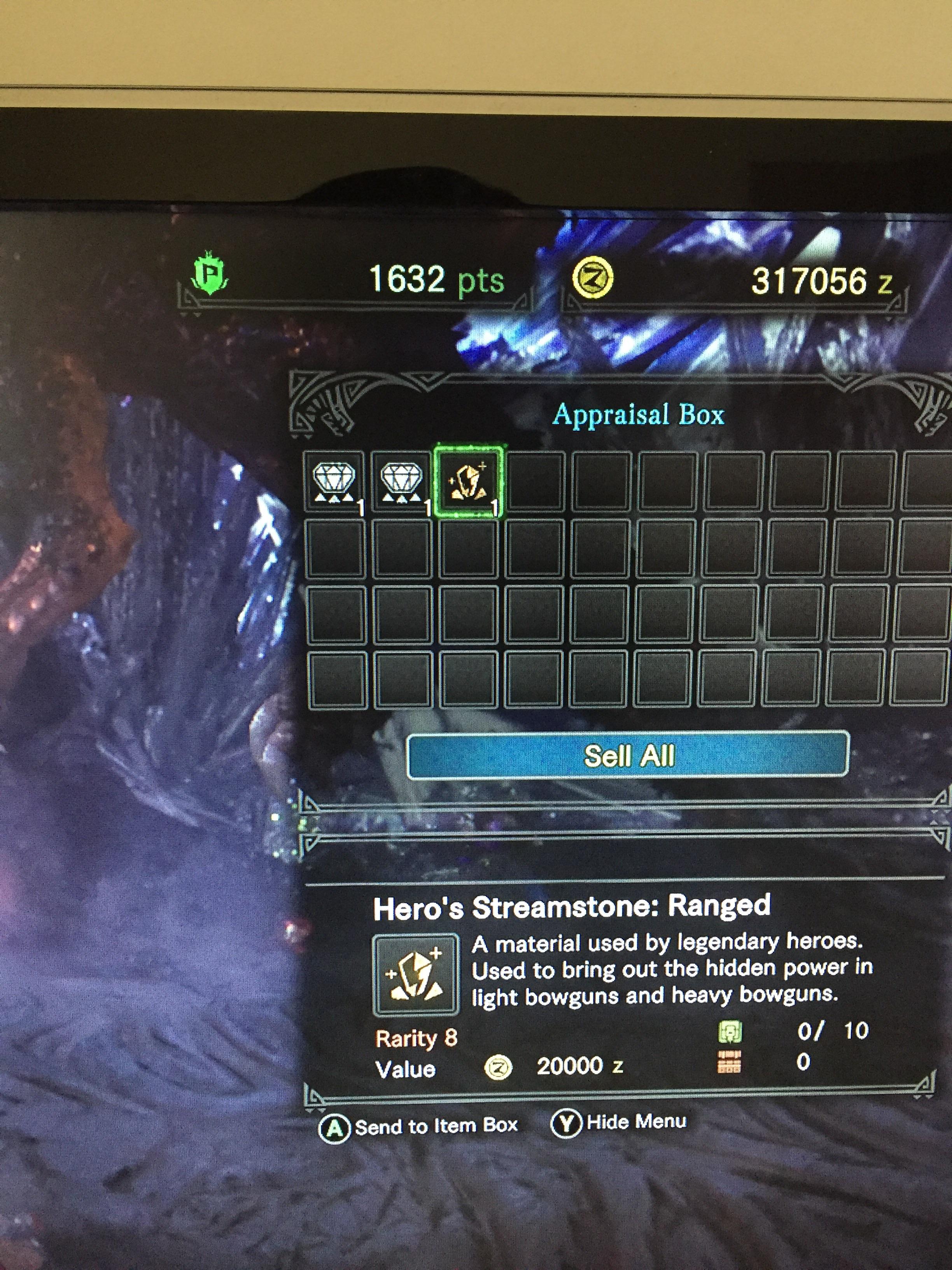 First hero’s streamstone, GS user though r/MonsterHunterWorld