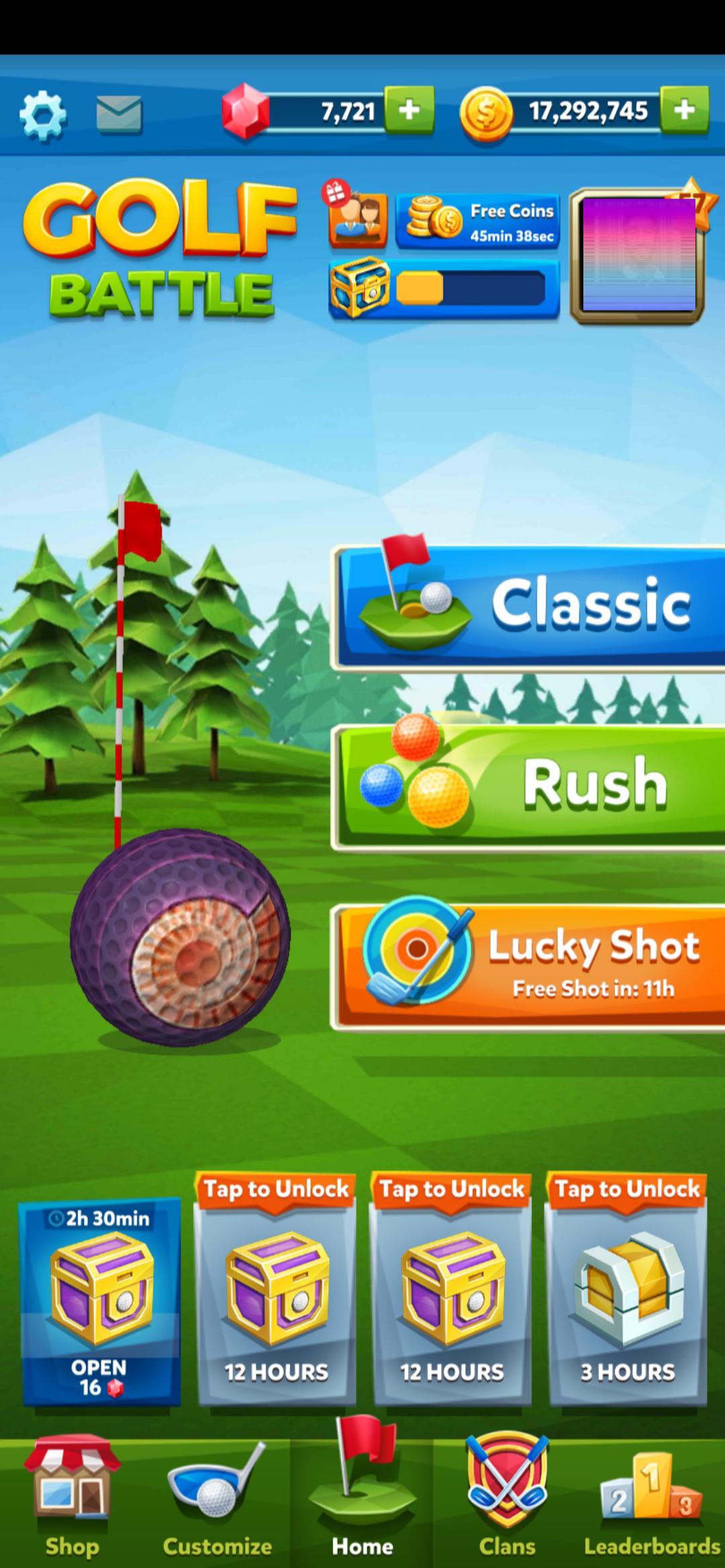 Where does one find the Piggy levels? GolfBattle
