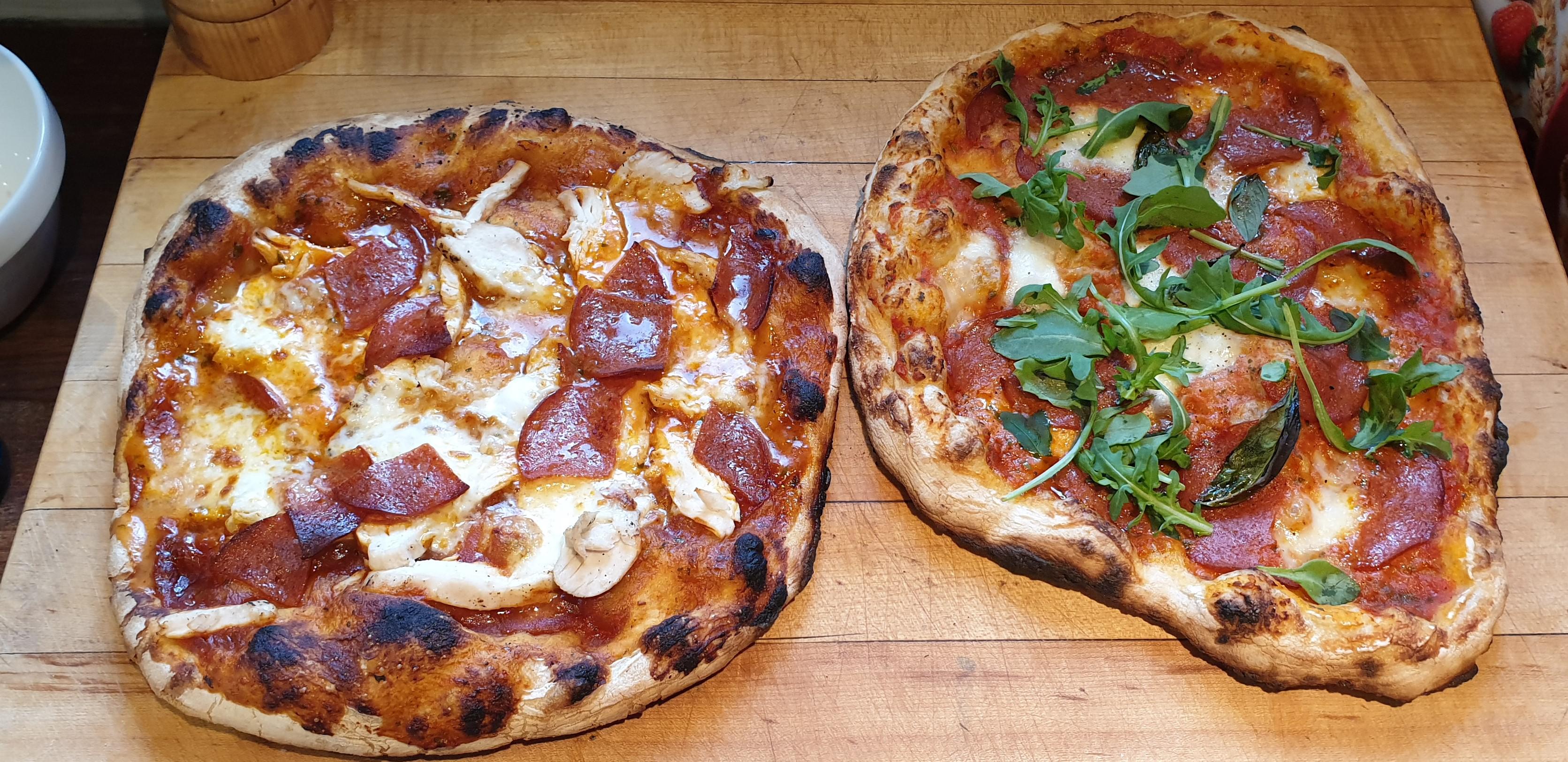 Just a couple of oddlyshaped pizzas from my Ooni Pro