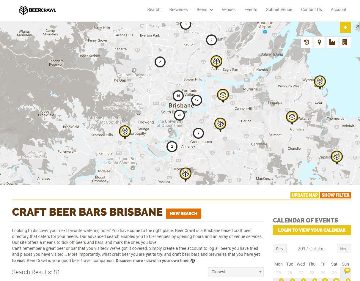 craft beer Brisbane Beer Crawl a directory by opening hours r/brisbane