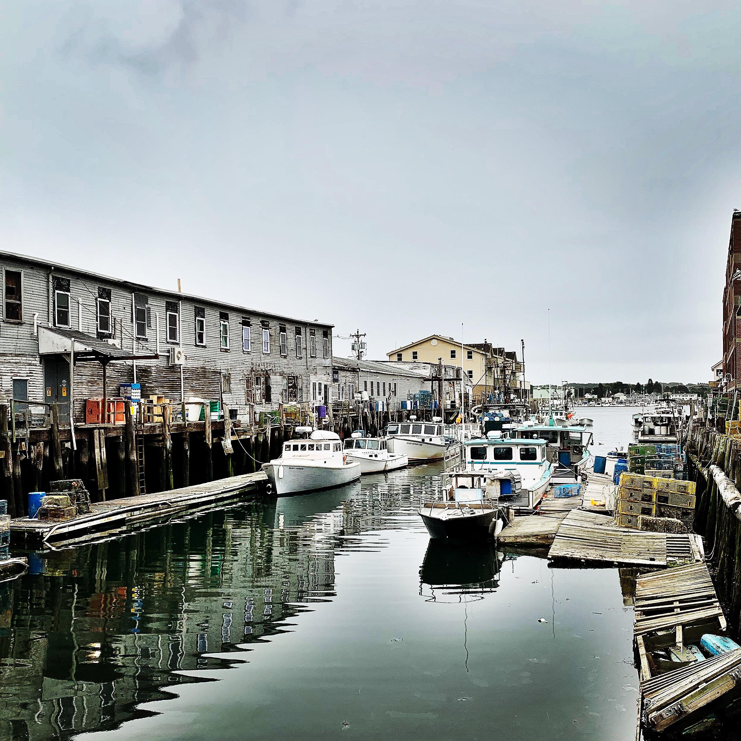 Old Port waterfront r/Maine