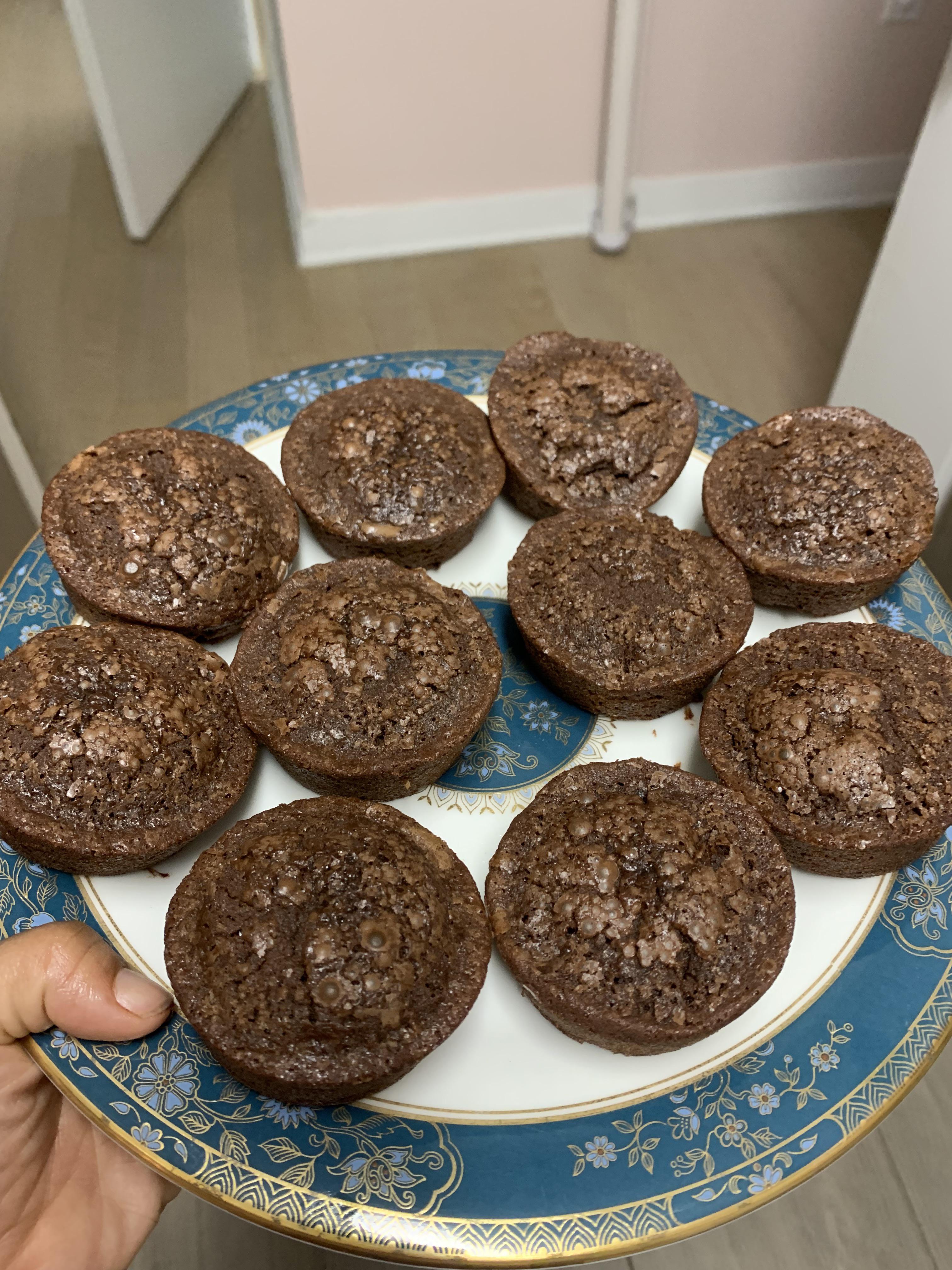 Thank you to the post a few weeks back on using a ghirardelli brownie