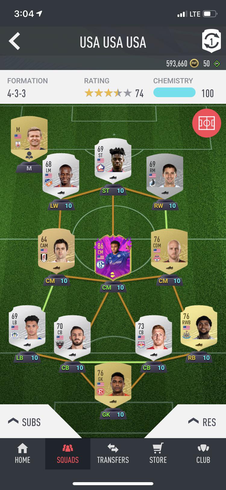 As an American and avid soccer fan, building an allAmerican Icon Swaps