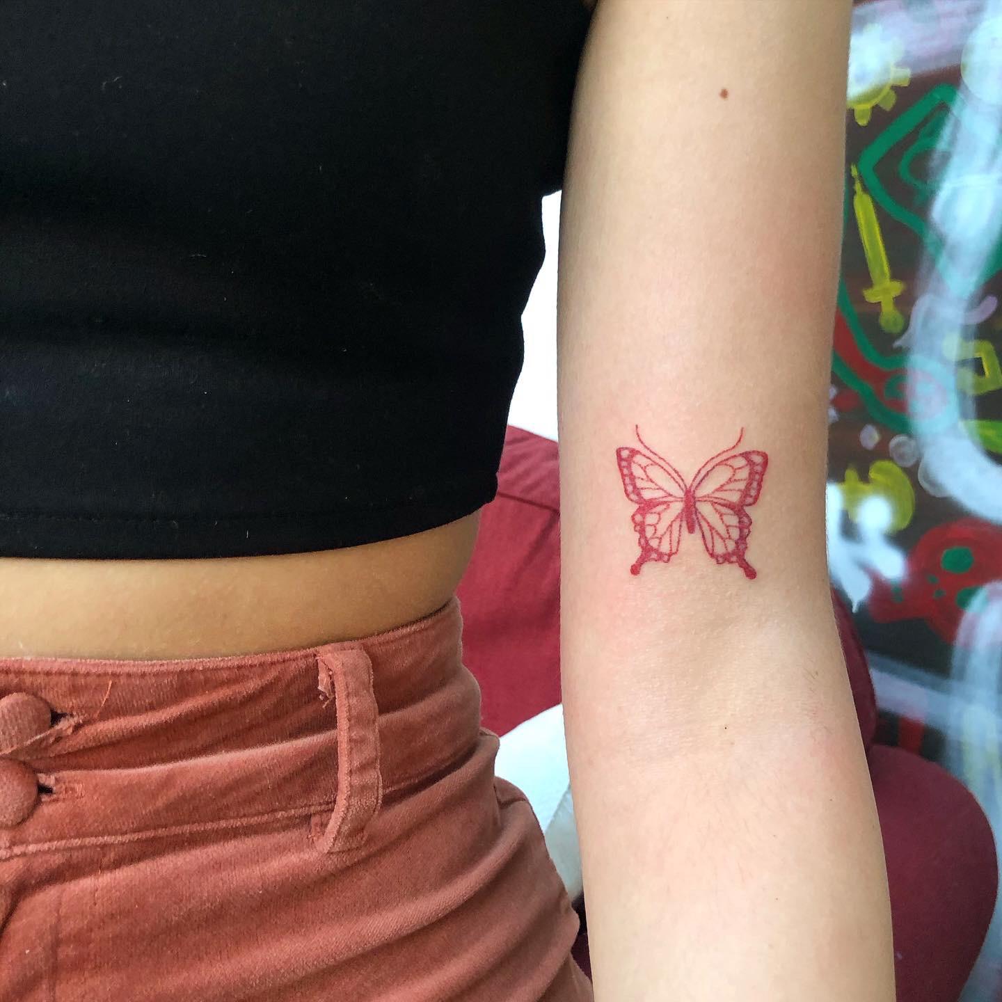 Red ink butterfly, was a commission so not my normal style, but I