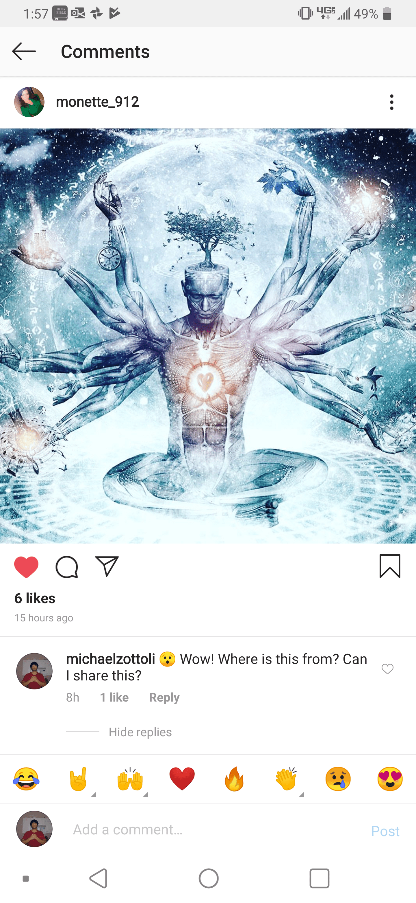 Look At This Piece Of Art One Of My Friends Posted She Hasn T Even Seen The Show Yet I Told Her Both This Piece And The Show Are On The Same Artistic Visionary