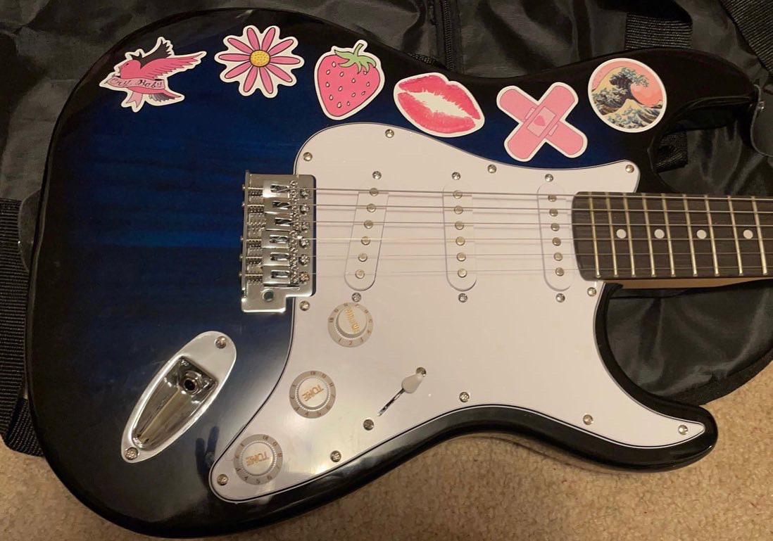 got this electric guitar to play thrash metal riffs on so i thought i’d