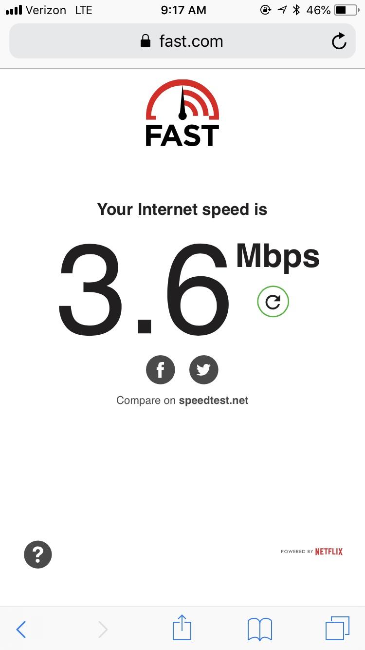 Verizon throttling Netflix? r/verizon