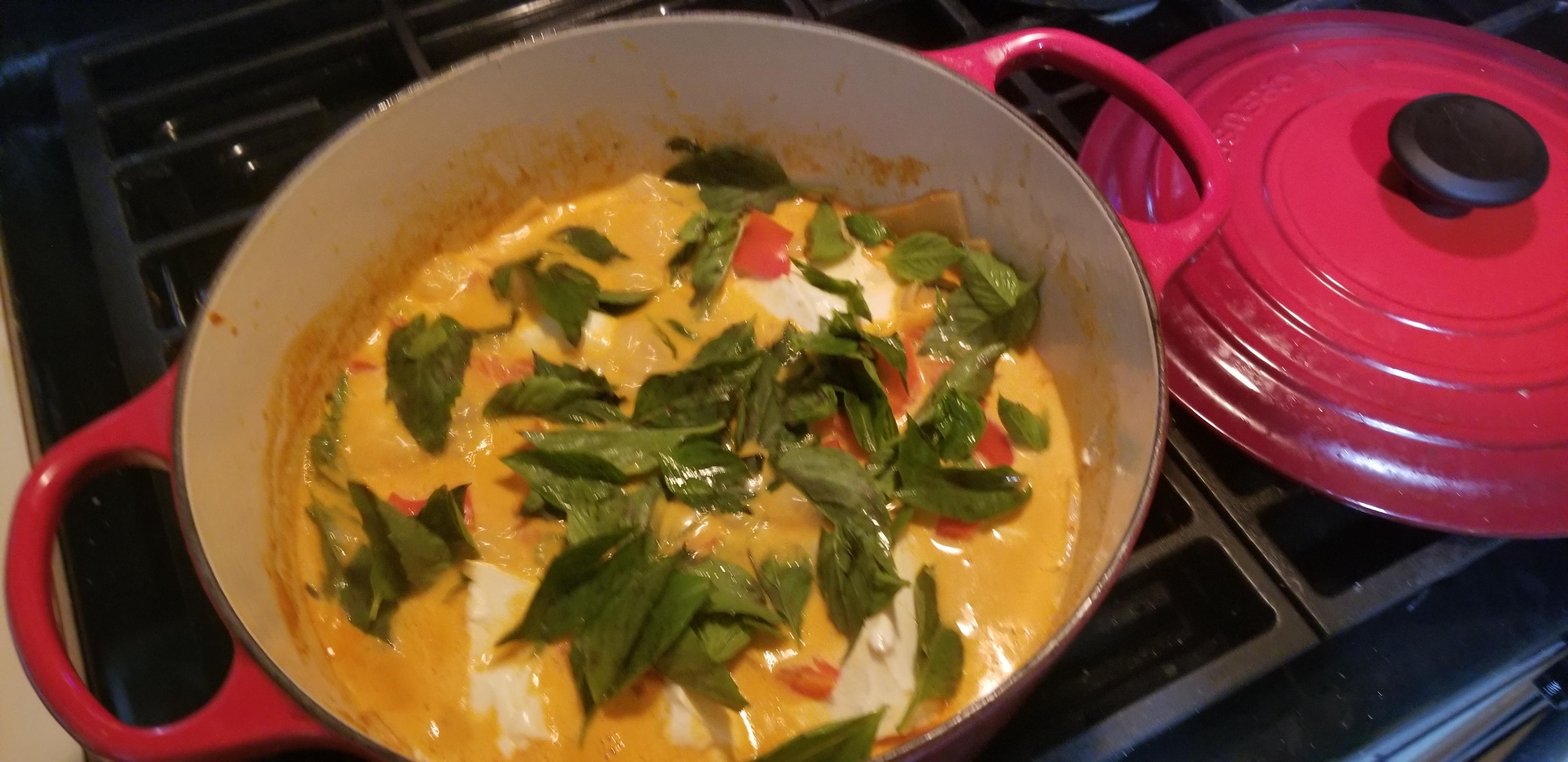 Vegan Thai red curry recipe courtesy of Hot Thai Kitchen r/veganrecipes