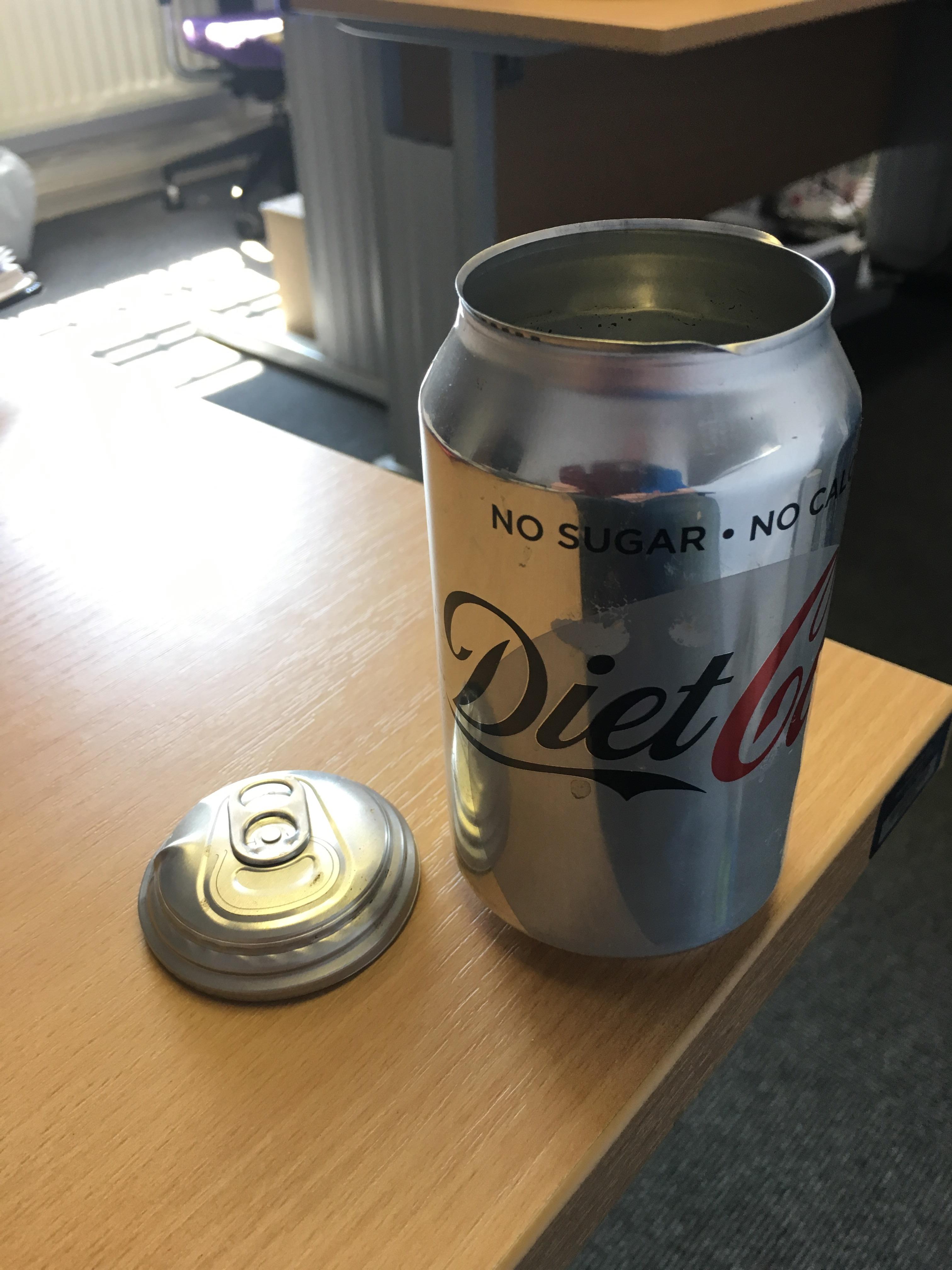 Left this can in the freezer a little too long then it exploded