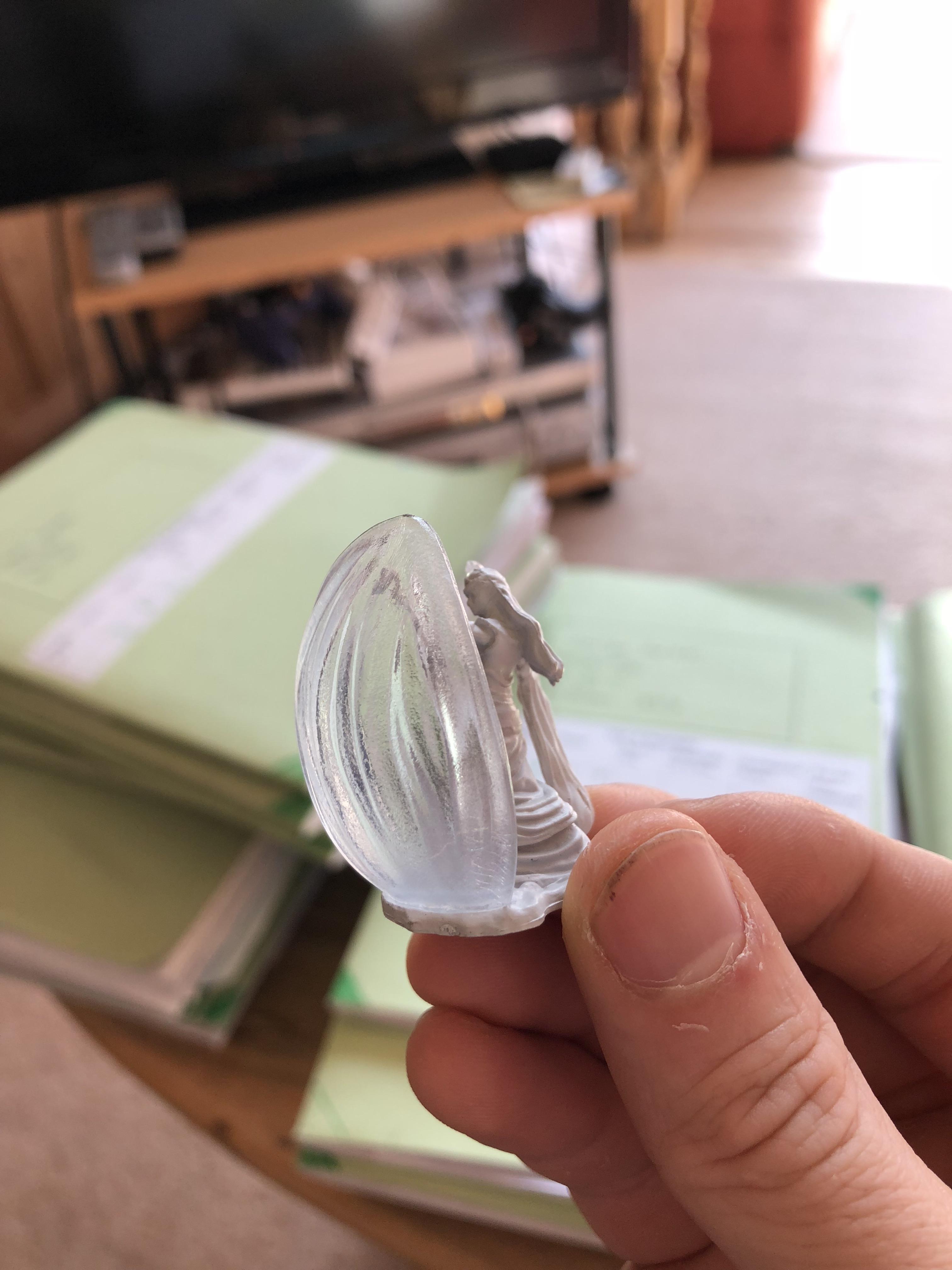 How to paint this clear plastic in a blue hue? r/minipainting