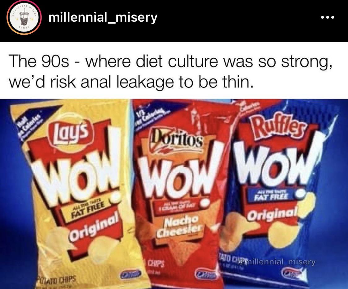 Hey Apu, you got any of those potato chips that give you diarrhea? I