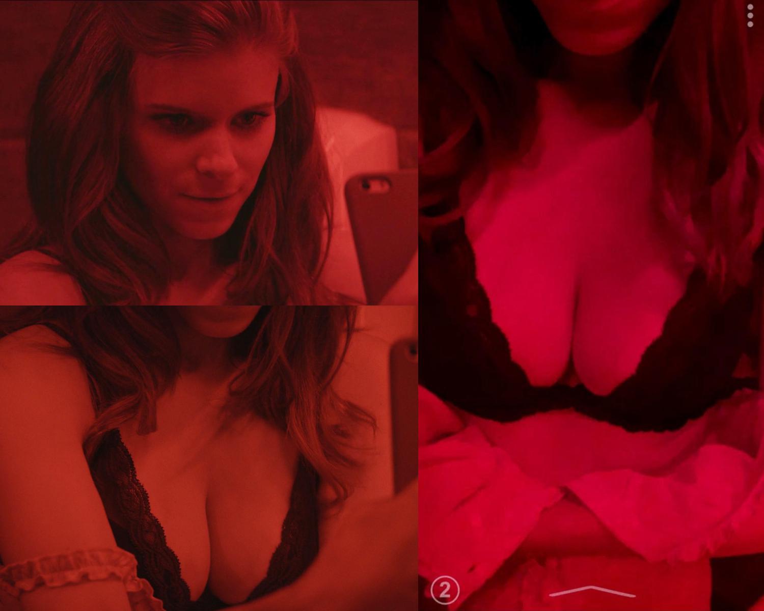Kate Mara taking a selfie of her tits : Celebs