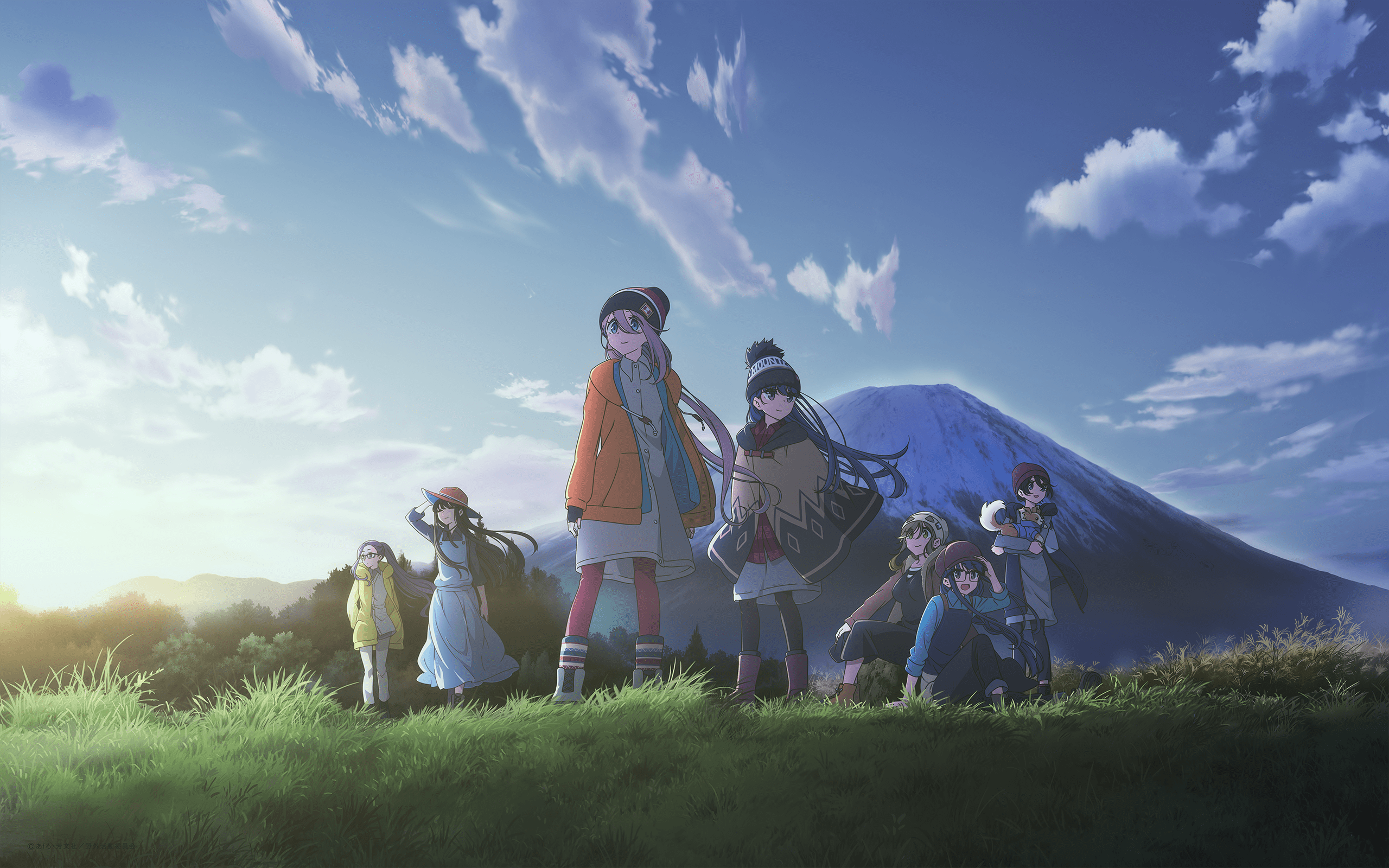 Yuru Camp [2560x1600] 32000x20000 and source in the comments below