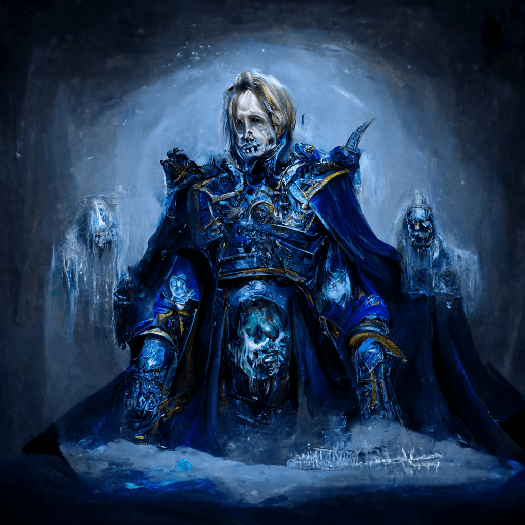 Anduin as the Lich King (AIGenerated Art Piece) News Icy Veins