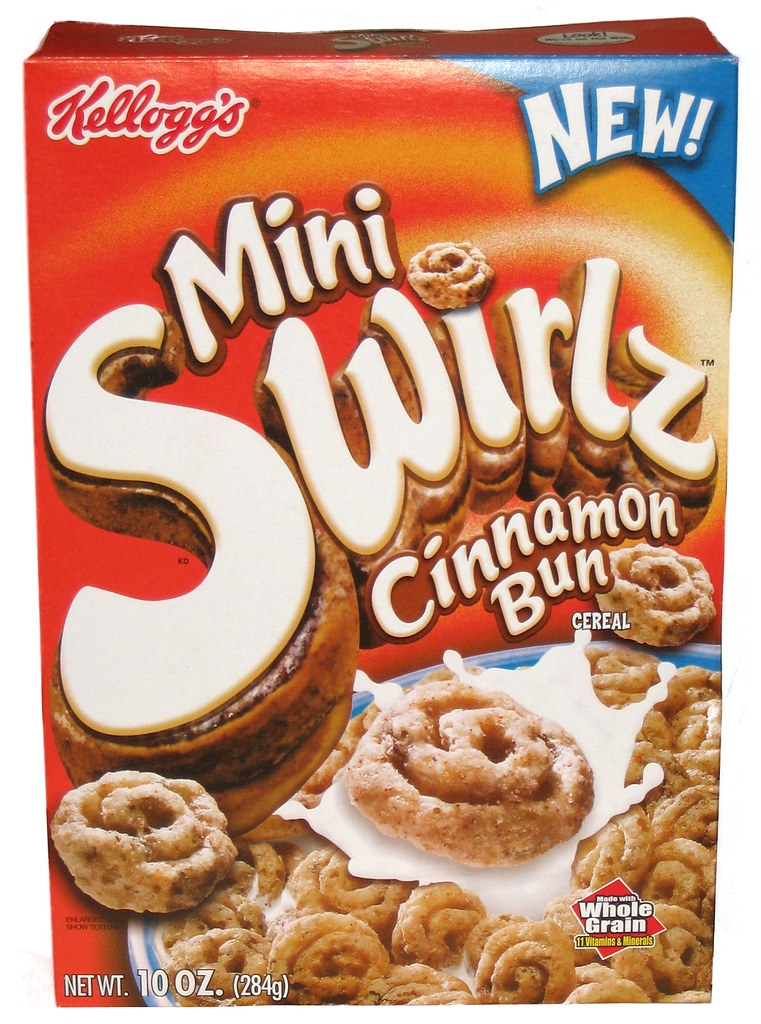 Kellogg's Mini Swirls Cereal. r/nostalgia