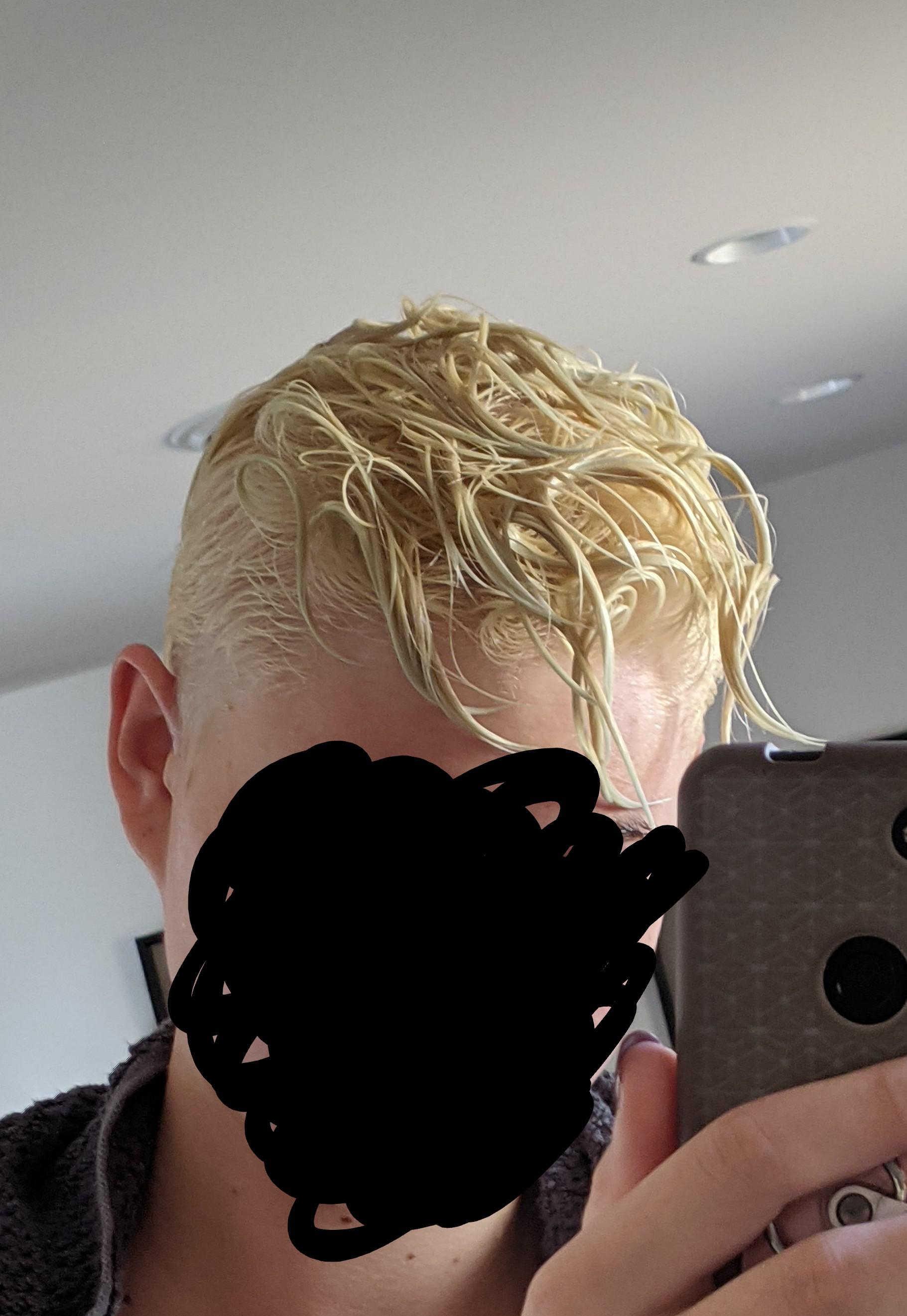 Question! I'm trying to go full icey white, after my second bleach my