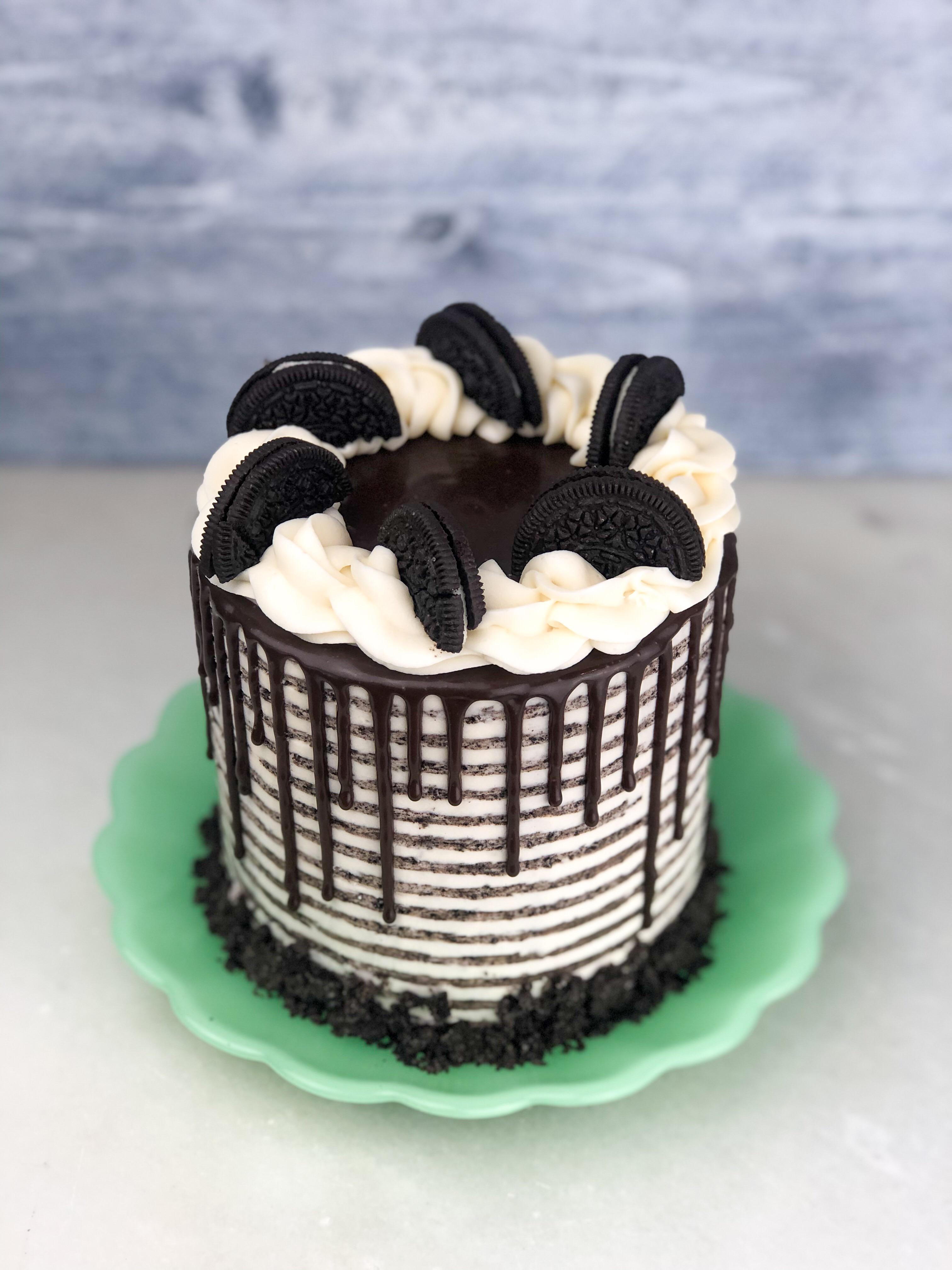 Cookies and cream themed birthday cake r/Baking