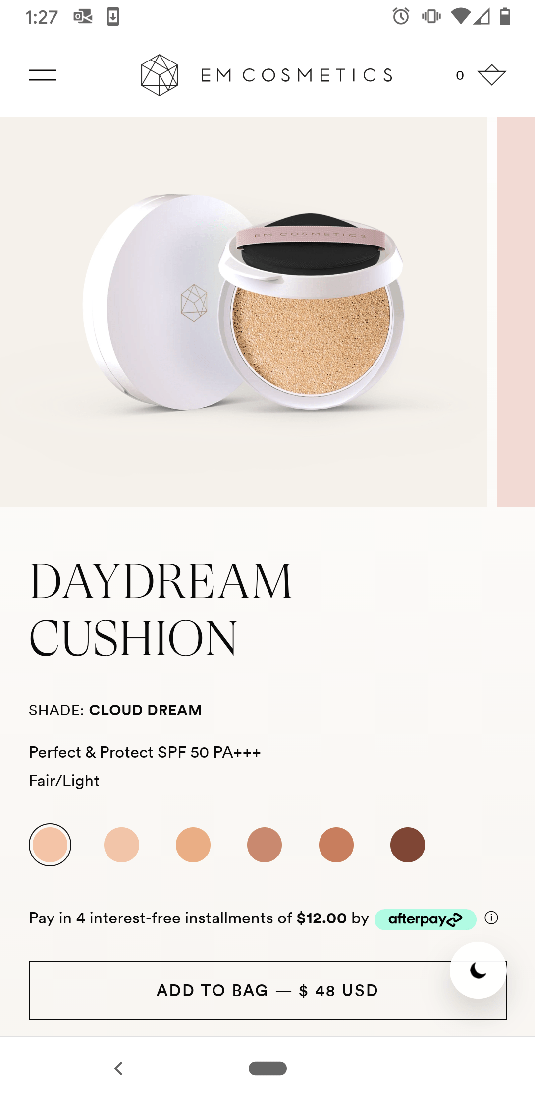 Em Cosmetics New Release Daydream Cushion 48 r/MUAontheCheap