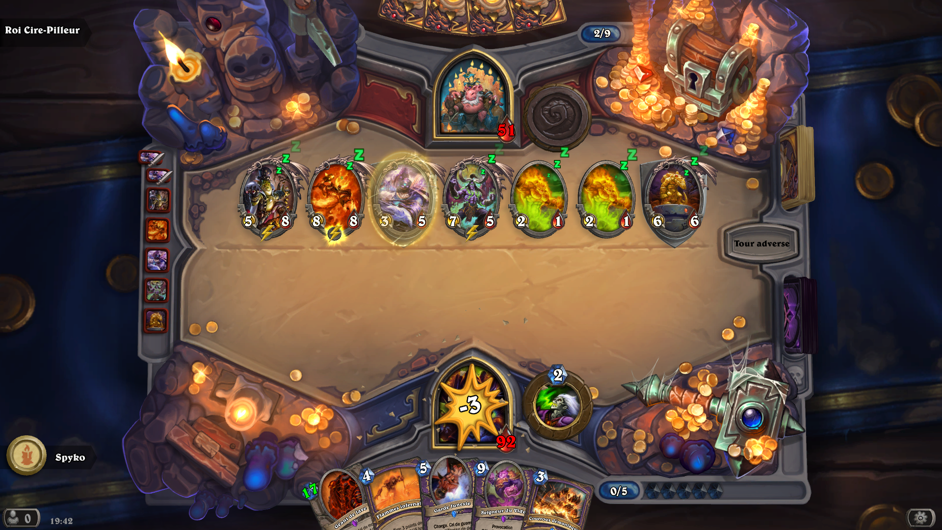 ok so screw "all minion cost (0) this turn" + "turn all minions in your