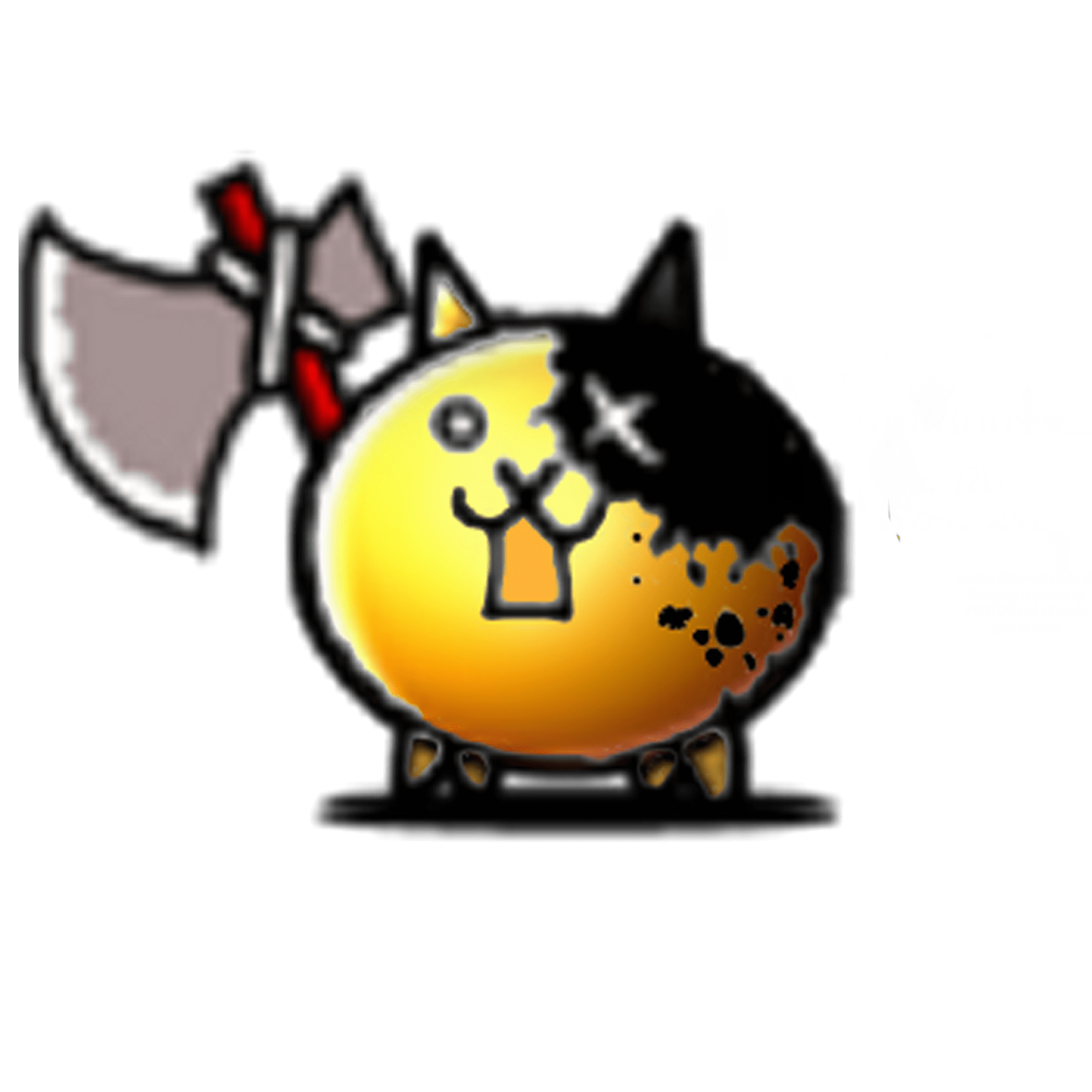 [FanMade] A fusion between Gold Cat and C. Axe Cat r/battlecats