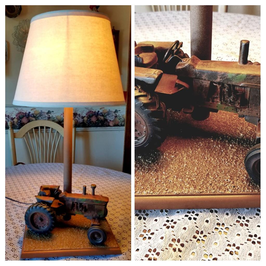 A John Deere lamp I just finished r/somethingimade
