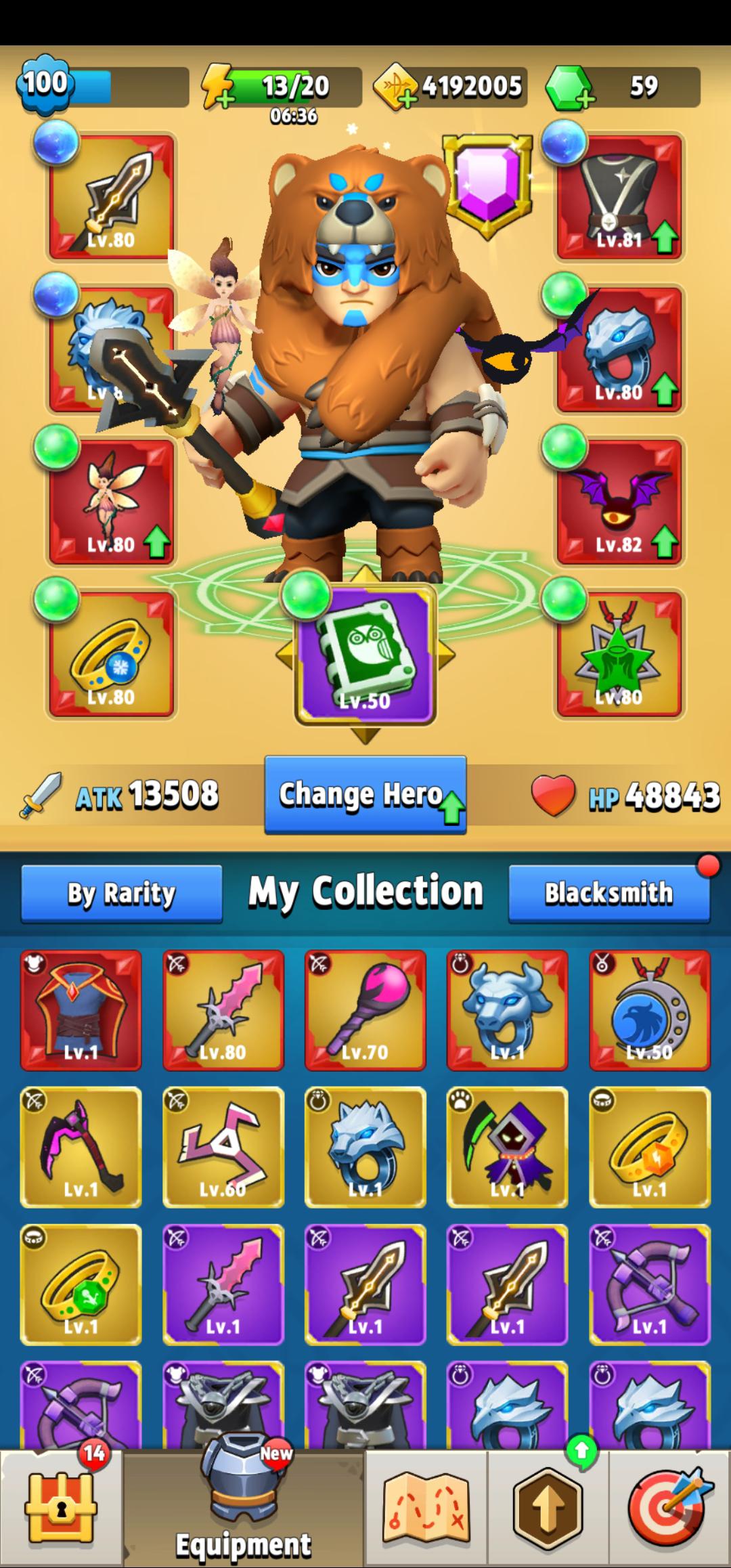 my character r/Archero