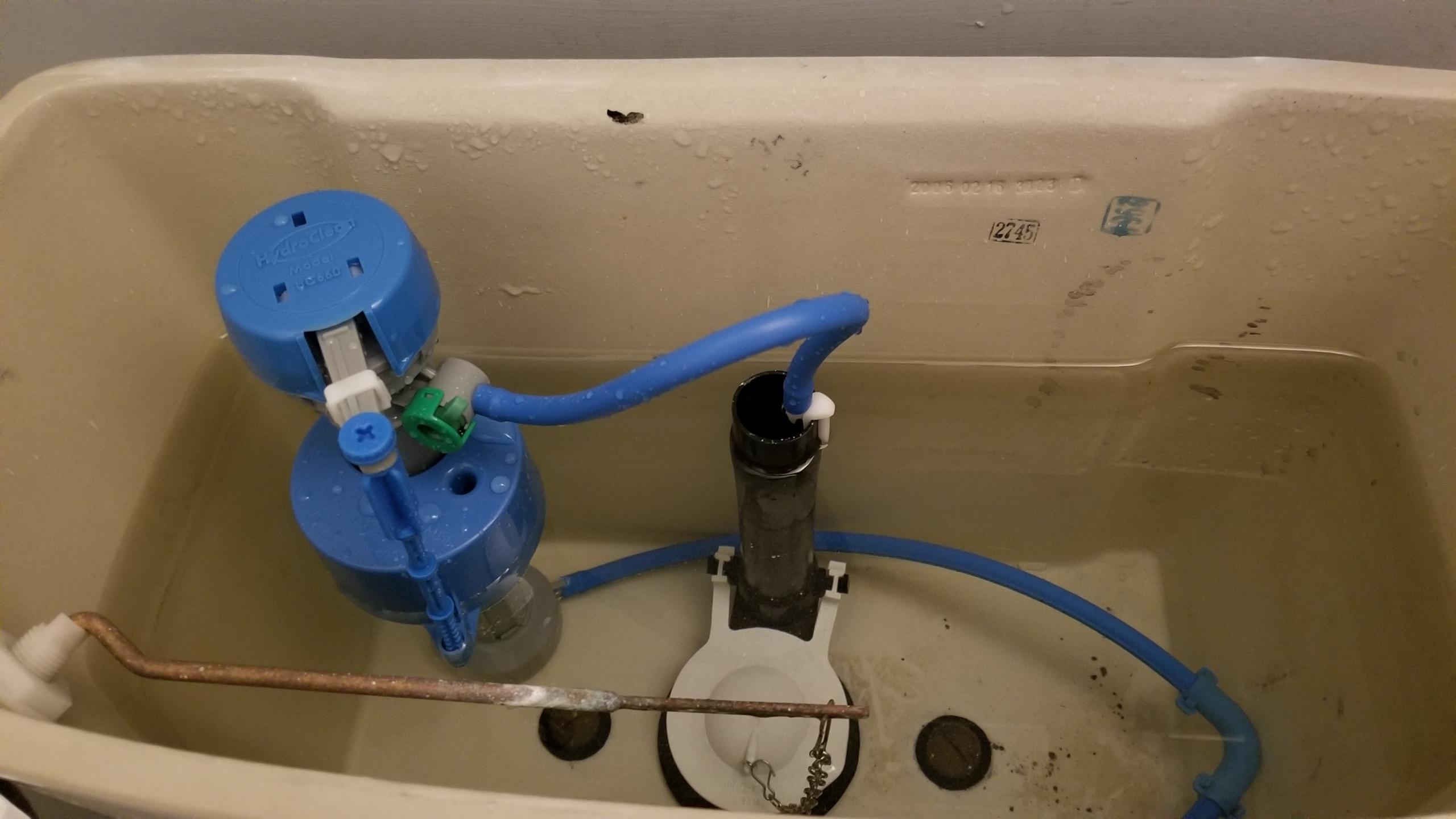 My toilet vavle keep running every 5 mins after it's filled. What can i