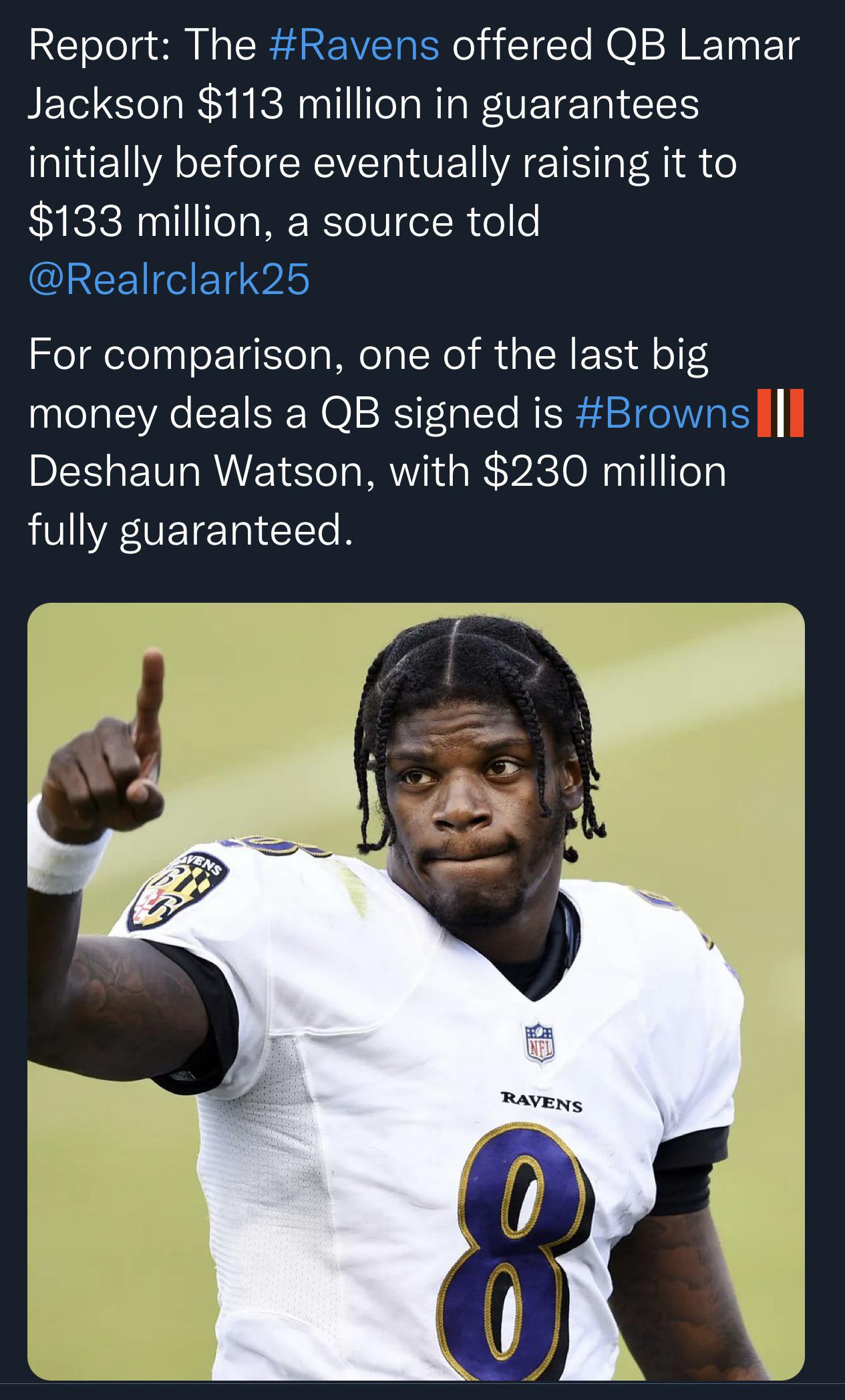 The Browns Giving DeShaun Watson That God Awful Contract Is