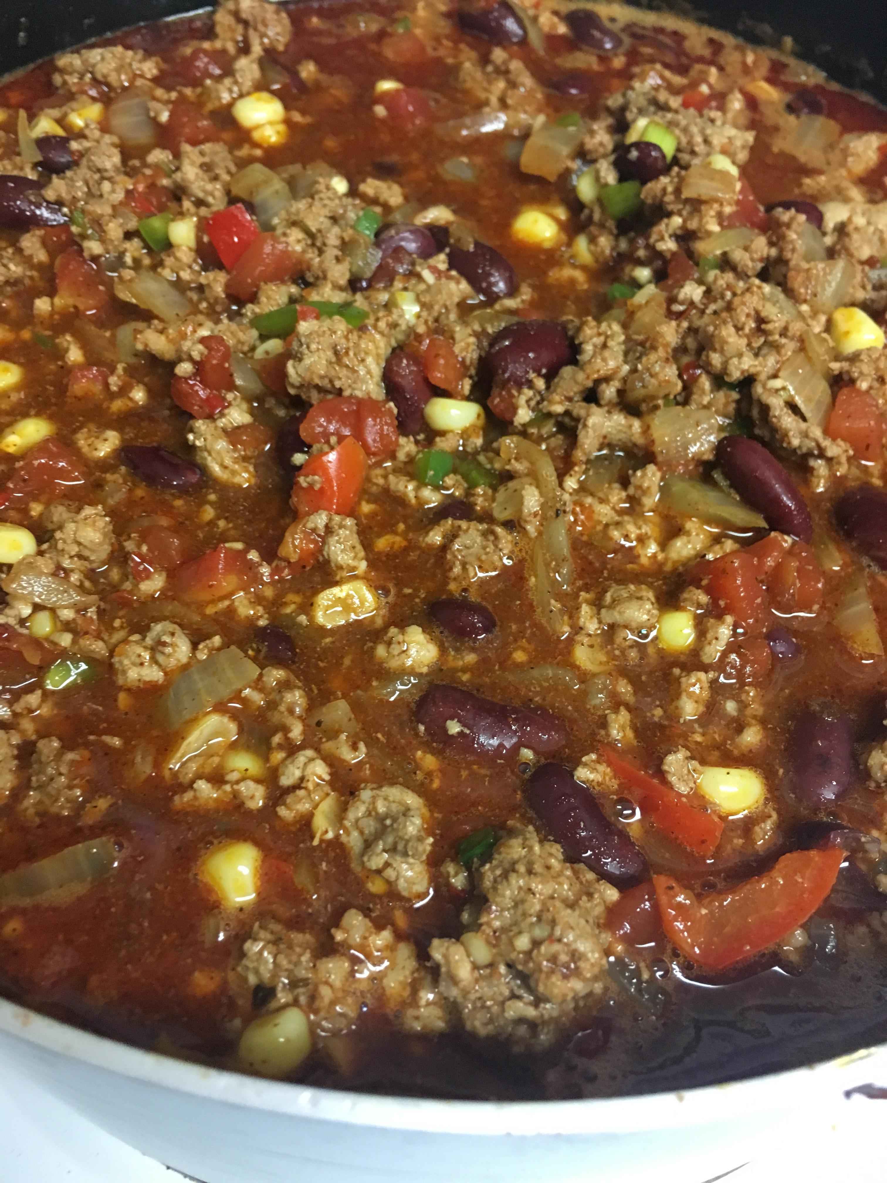 My first try at homemade Chili! r/chili