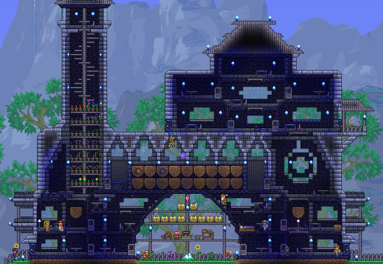 Smooth Granite House Terraria Geraint Hefin