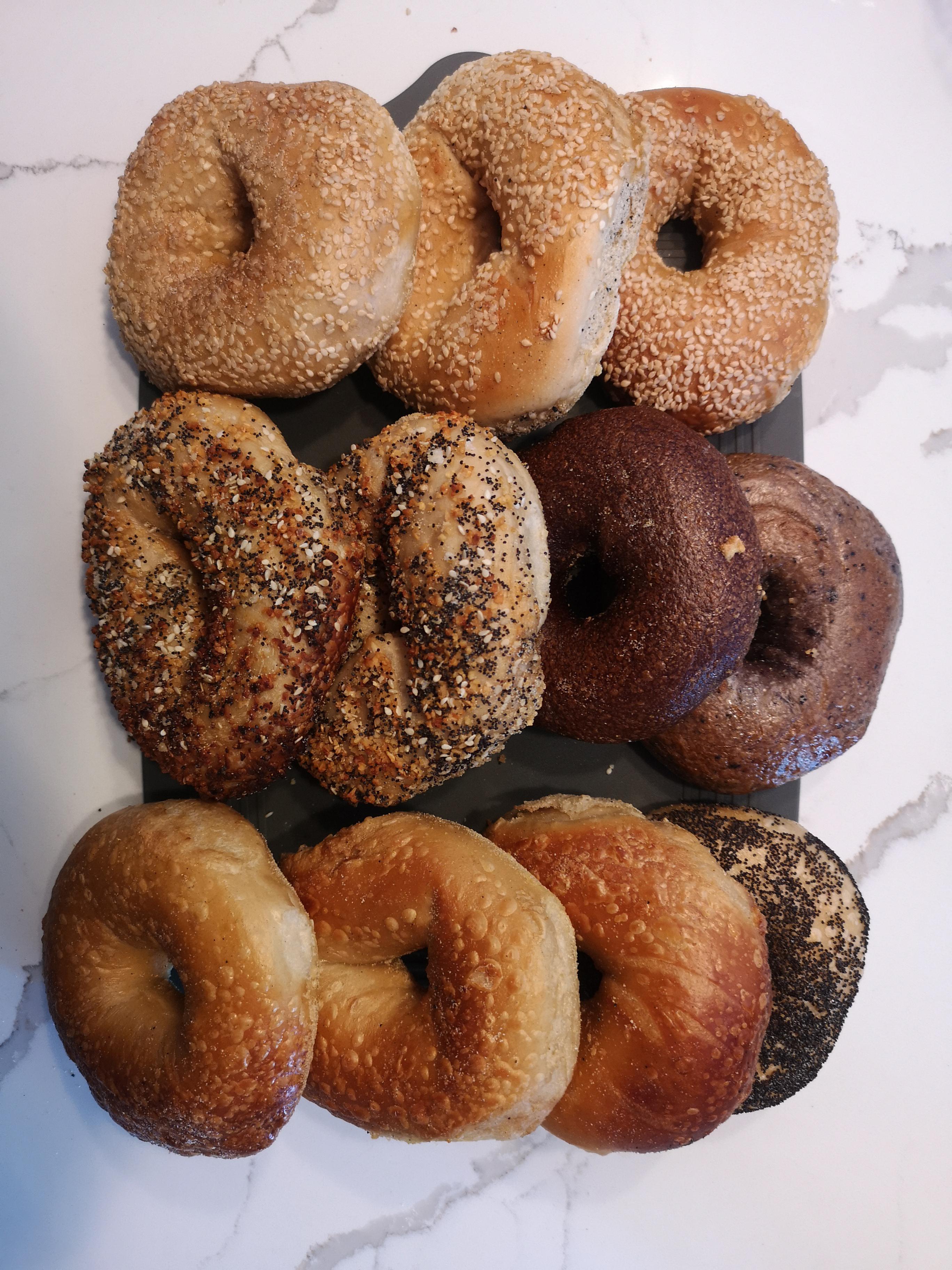 Bullfrog Bagels H Street, DC 3,99 USD; all nice and fresh