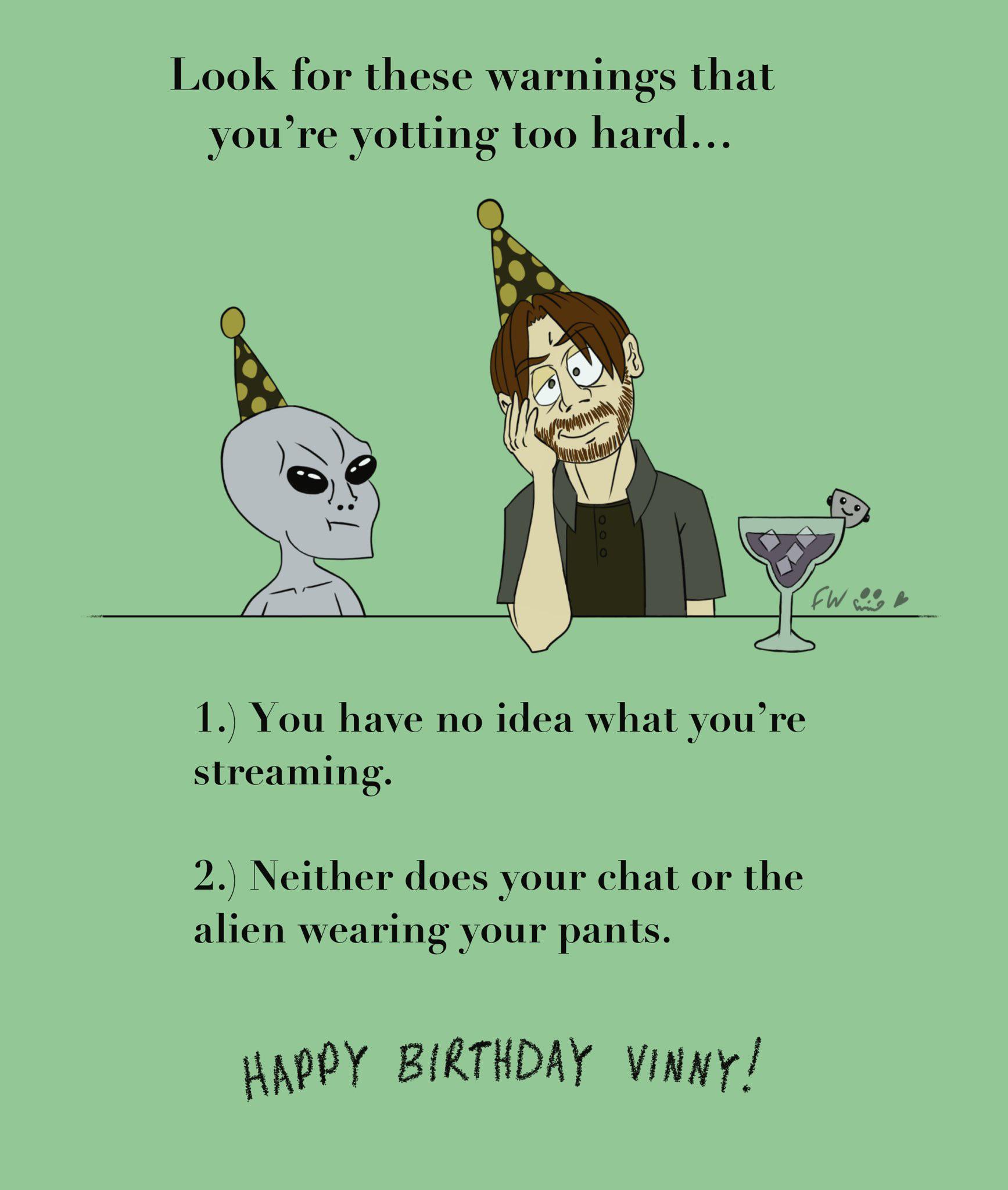to share this to the subreddit! Happy Birthday Vinny! Hope you