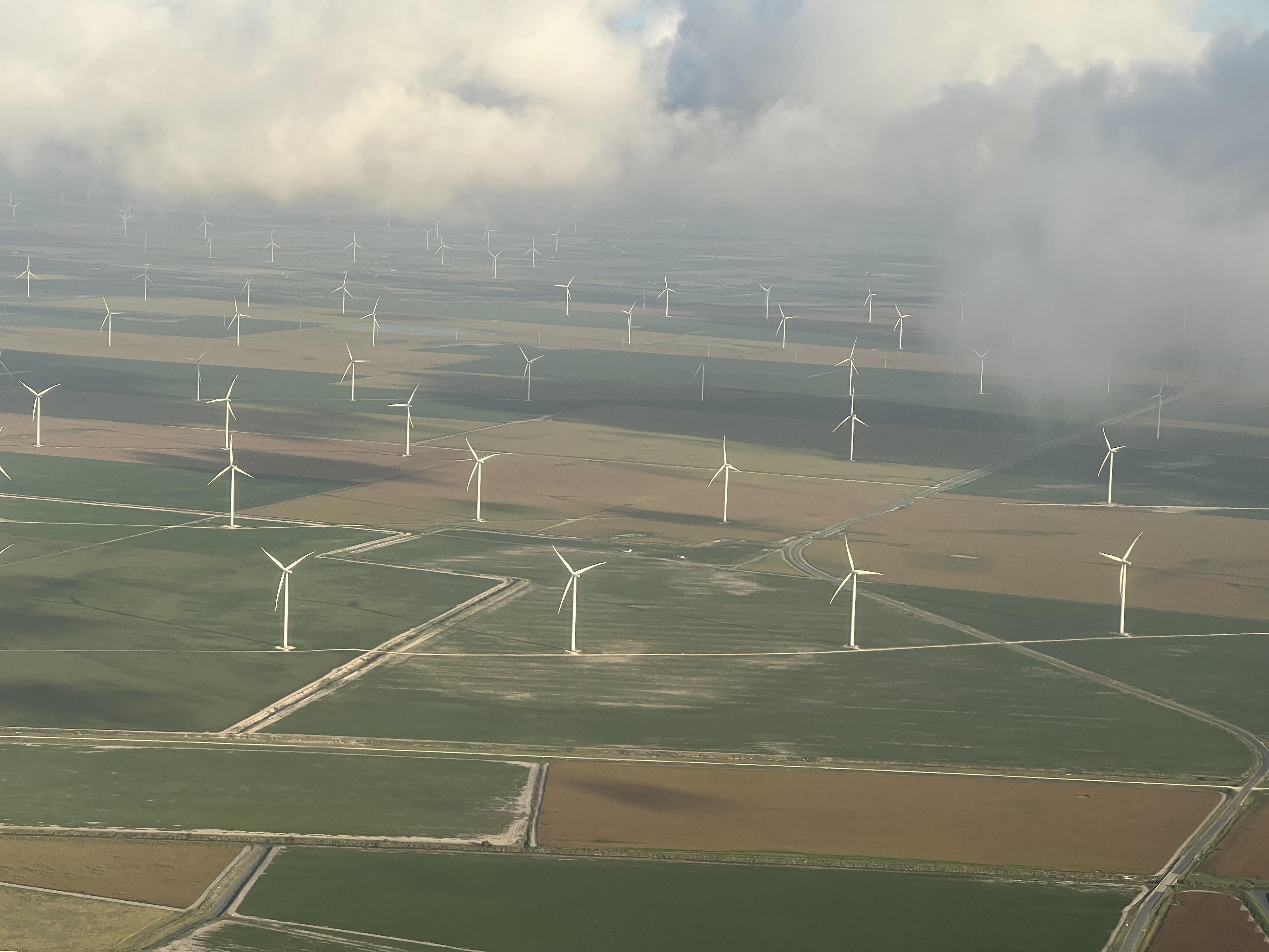 [OC] wind turbines outside harlingen, tx r/pics