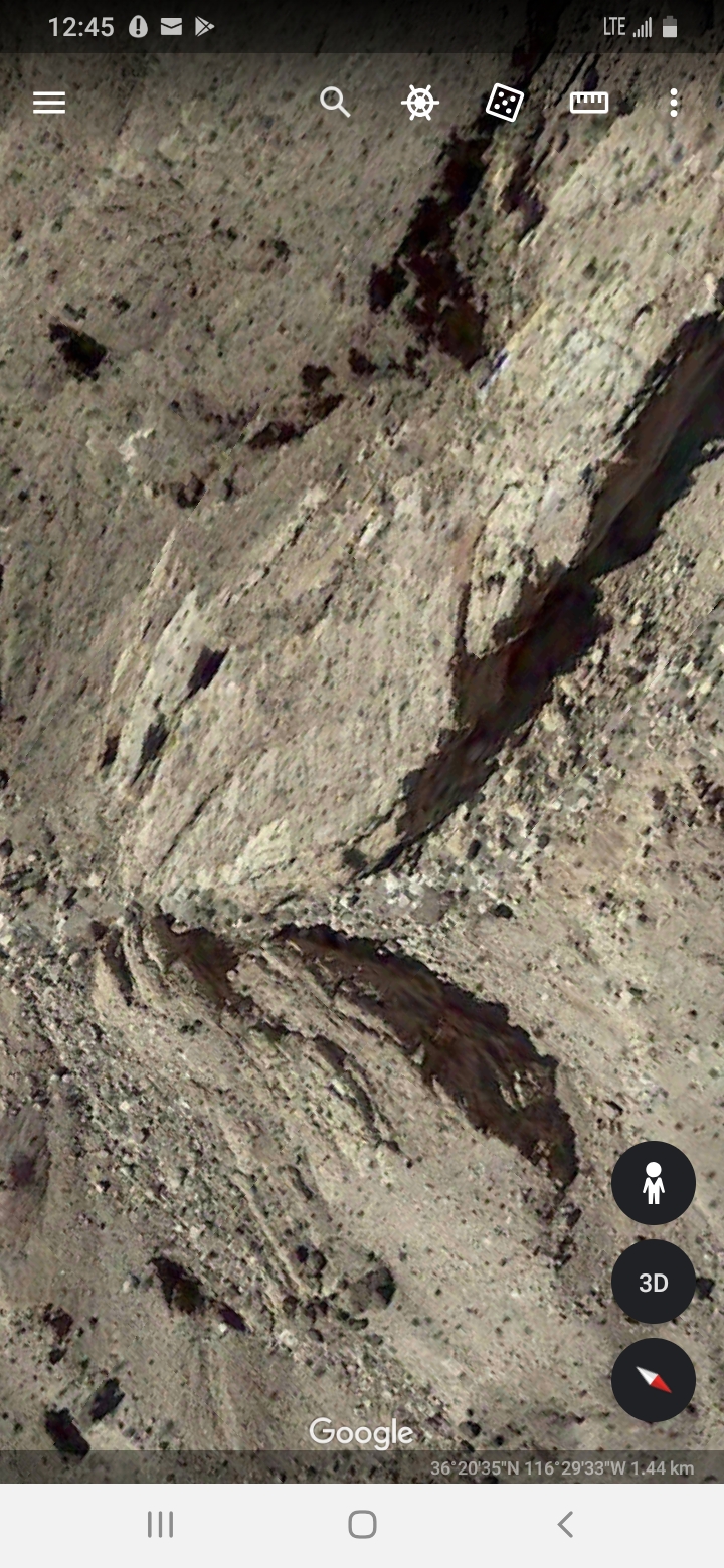 Did a giant leave there hands here? Found on Google Earth