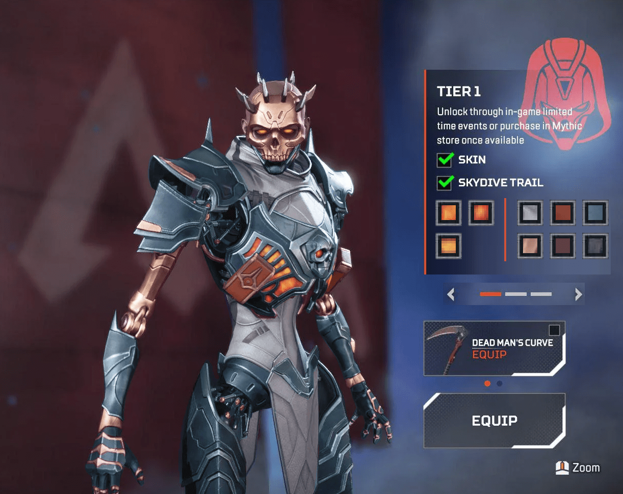 We should be able to customize Prestige Skin colors! Mockup made by me