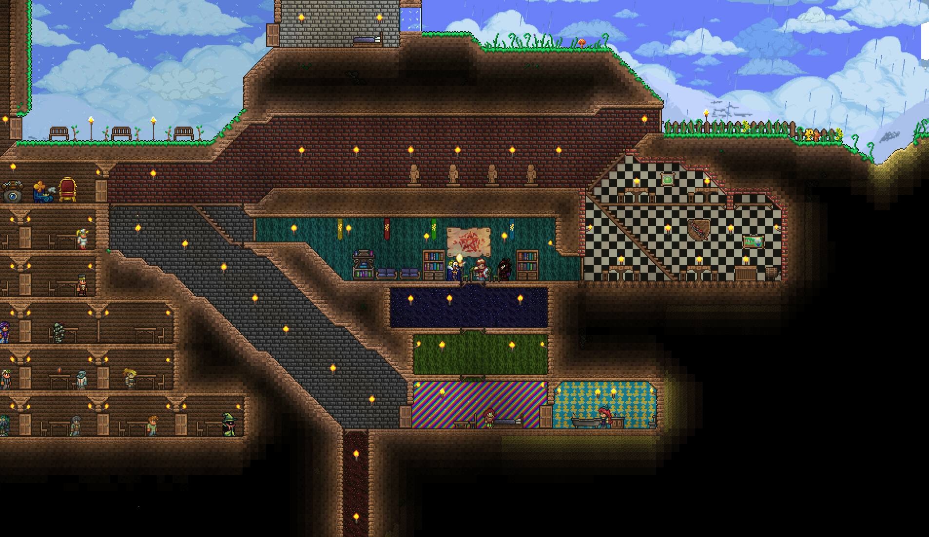 Just started playing with friends and began to build an underground