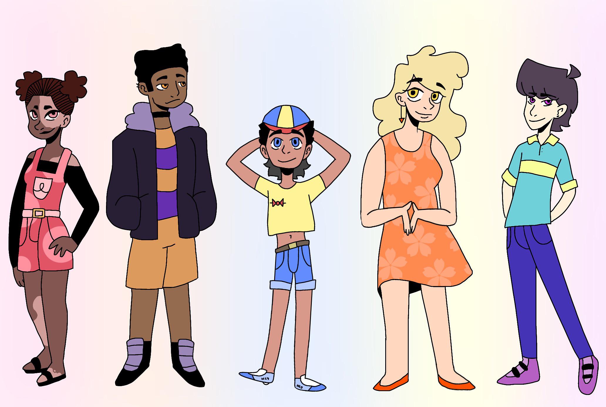 Fuck it, Backyardigans as humans. r/drawing