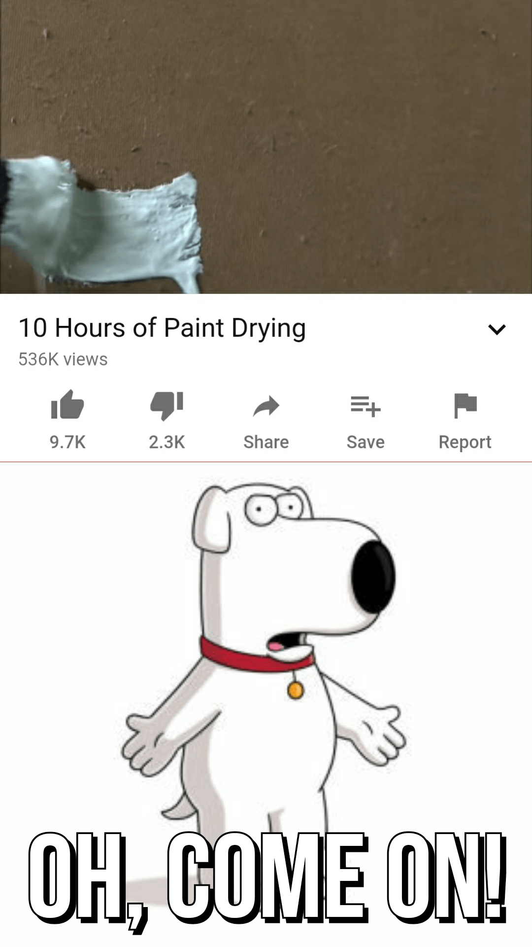 About as interesting as watching paint dry r/memes