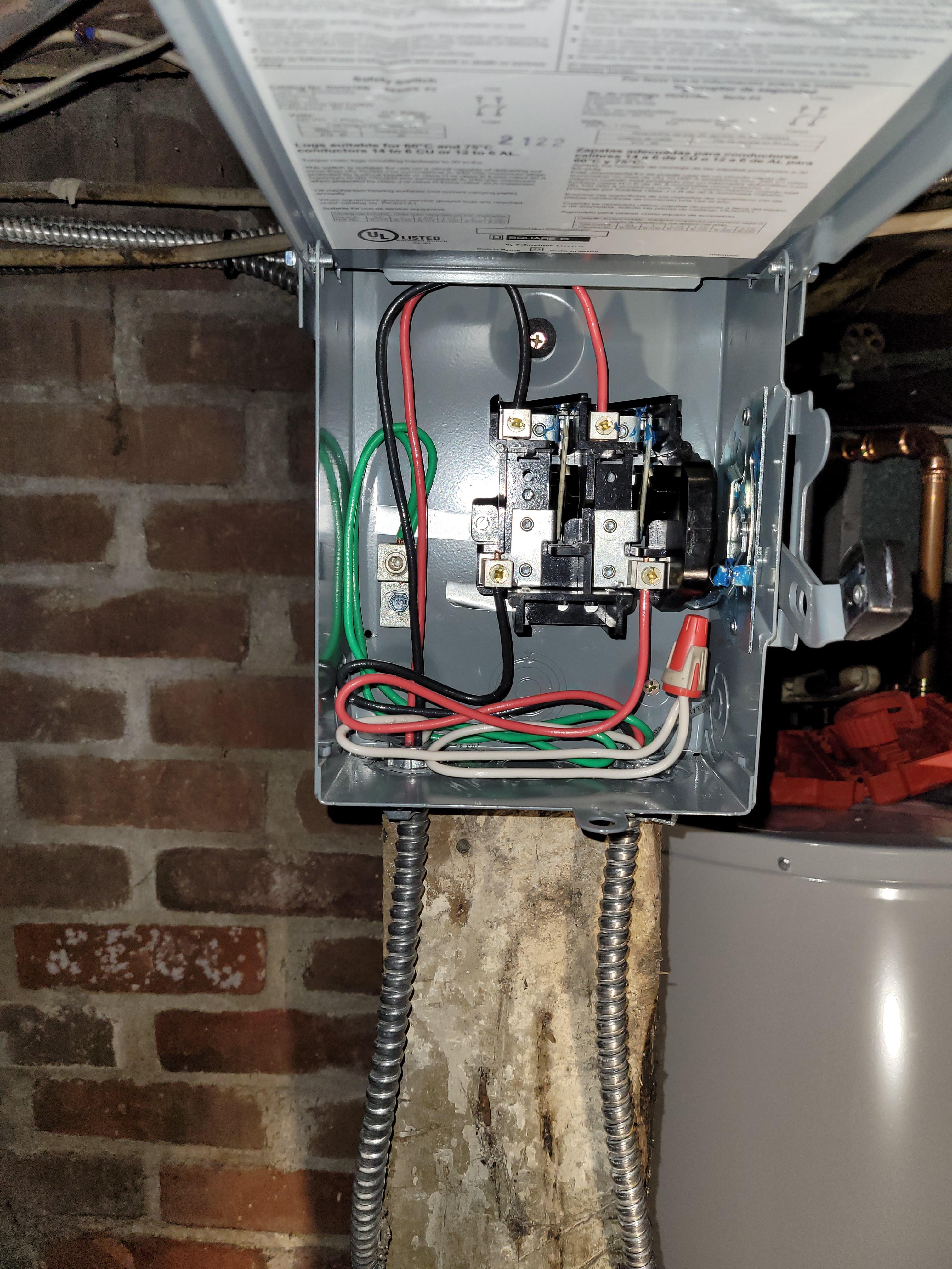 6.5 month apprentice here. My 1st hot water heater disconnect. Roast me