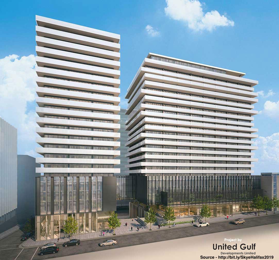 Updated Proposal Skye Halifax Two 22 storey mixeduse towers, 416